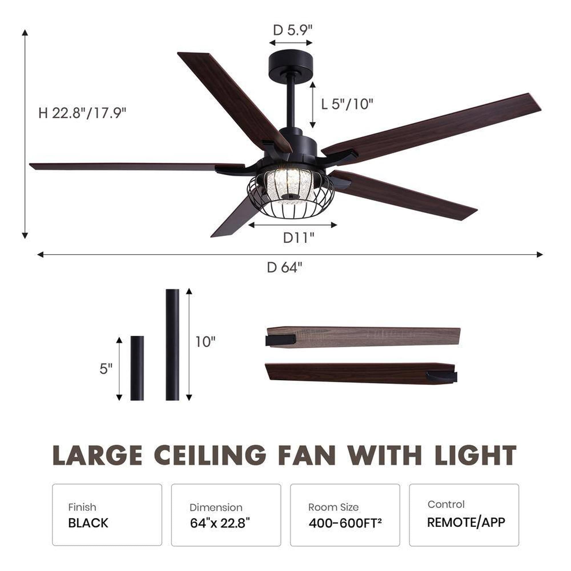 Antoine BLW015 Ceiling-Fans - View #6