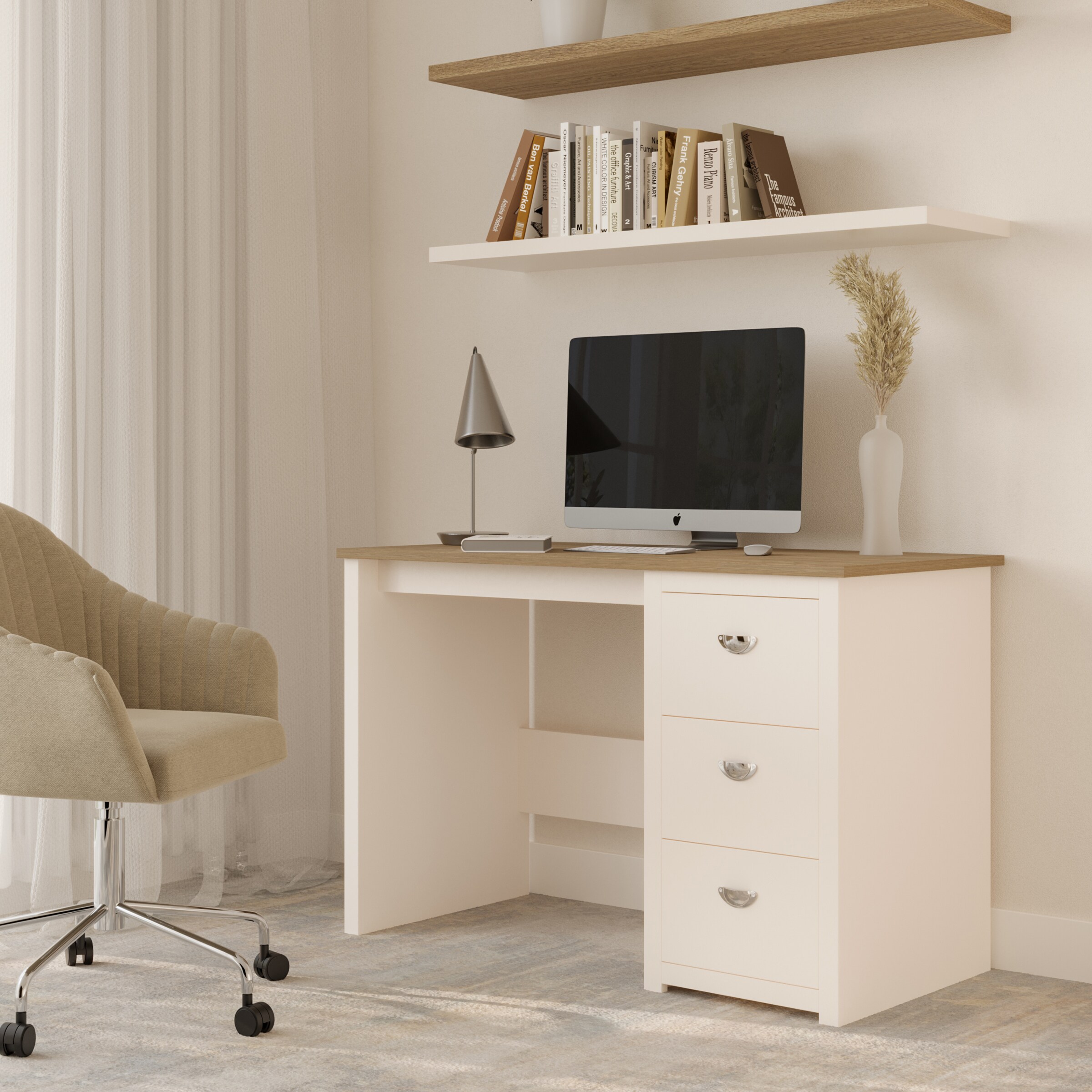 Lavish Home 80-DESK-WD-DR desks - View #7