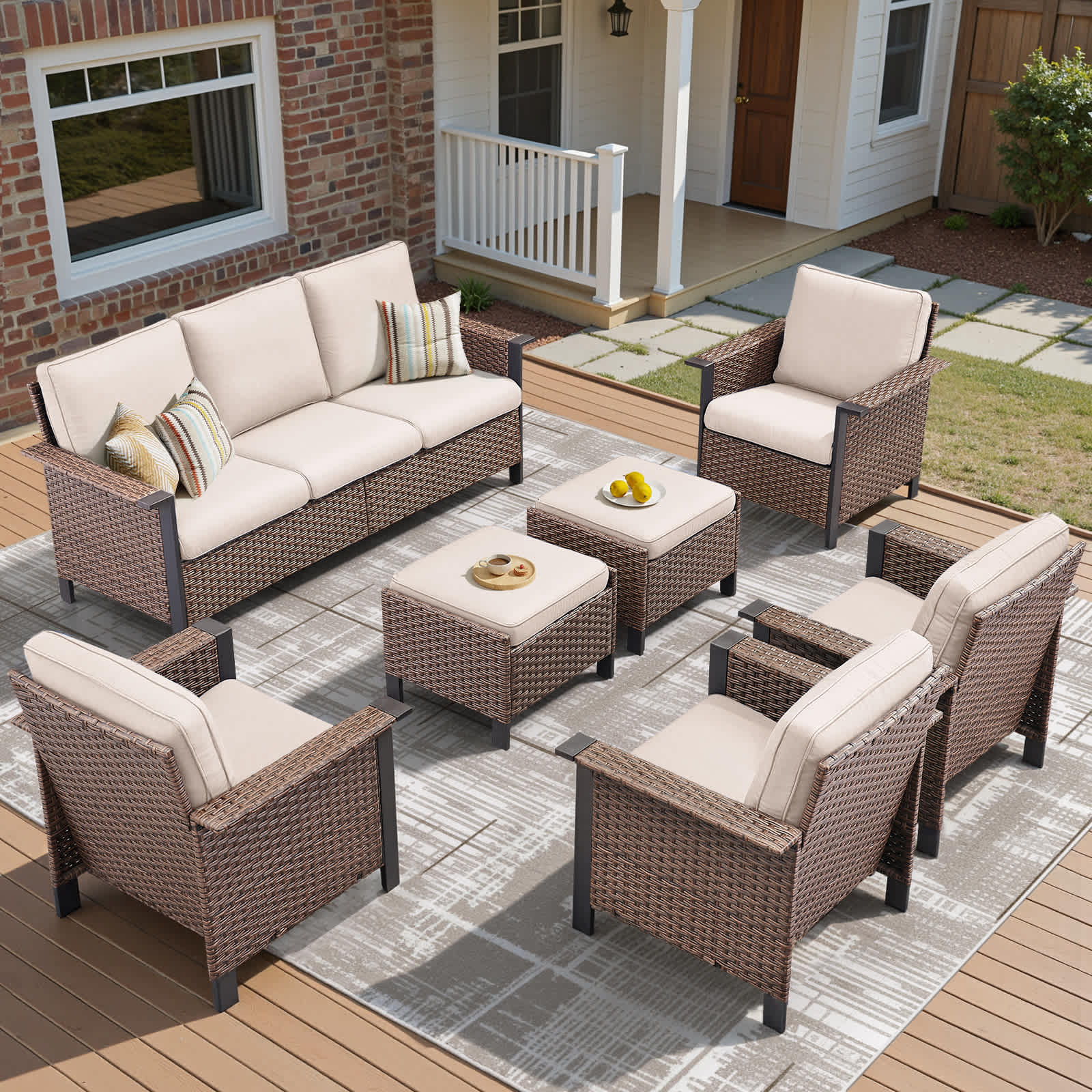 Rilyson LMSW2X19218BG Patio-Conversation-Sets - View #10