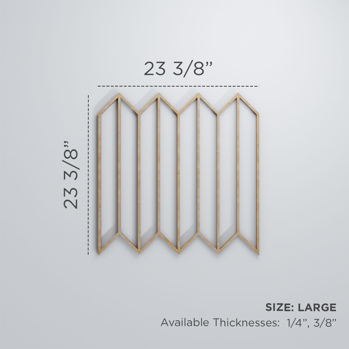 Ekena Millwork WALW24X24X0375CREBI Wall-Panels - View #3