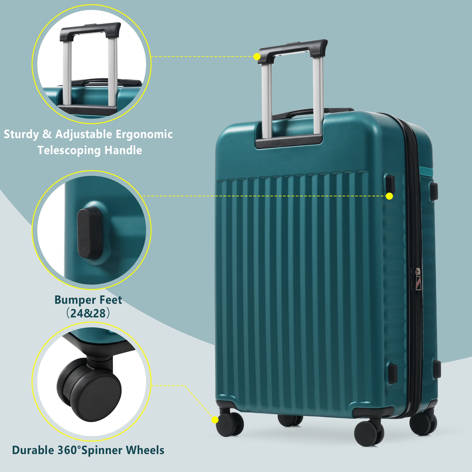 SINOFURN SYD9200004RD Luggage-And-Luggage-Sets - View #10