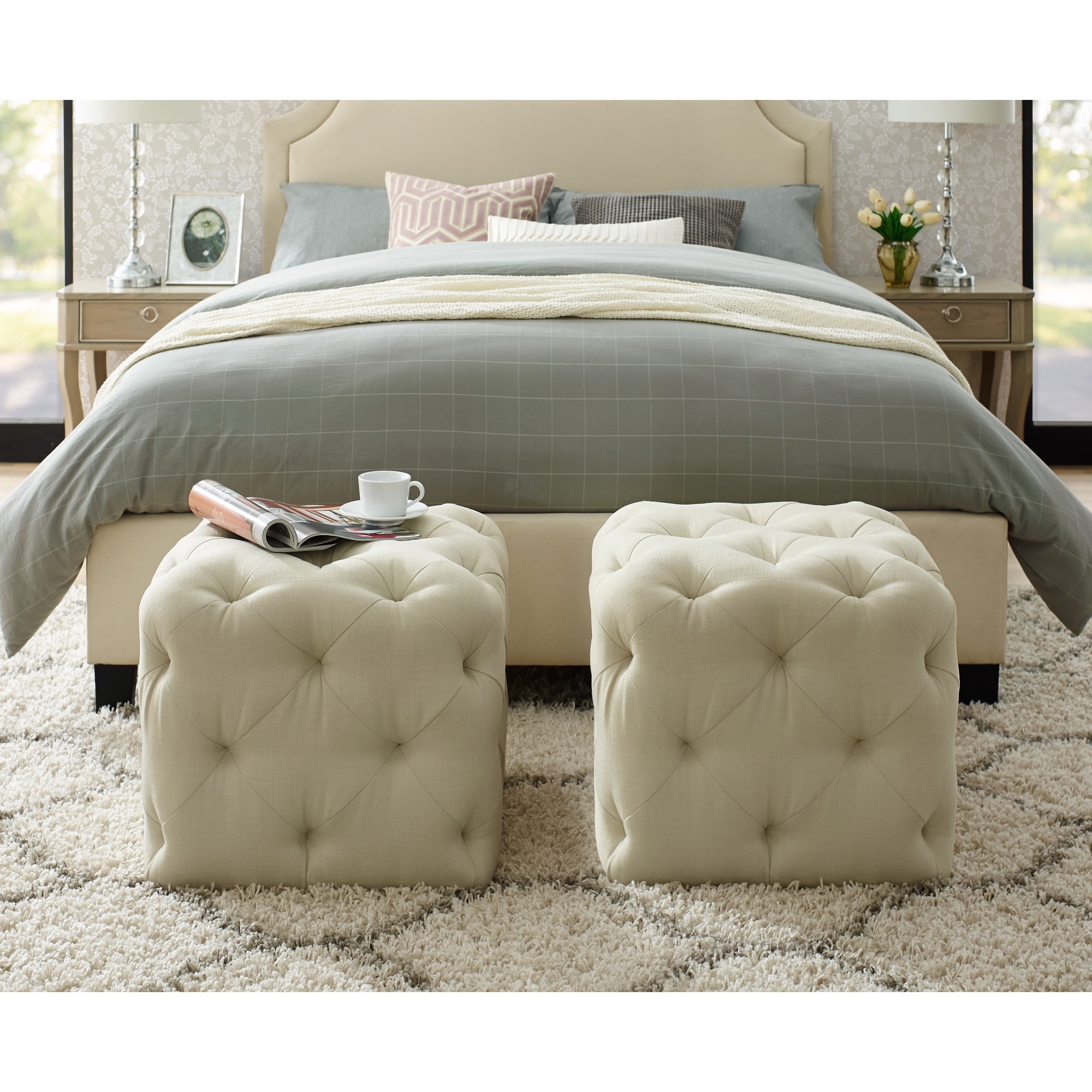 Inspired Home ON84-03CW-LS Indoor-Ottomans - View #2