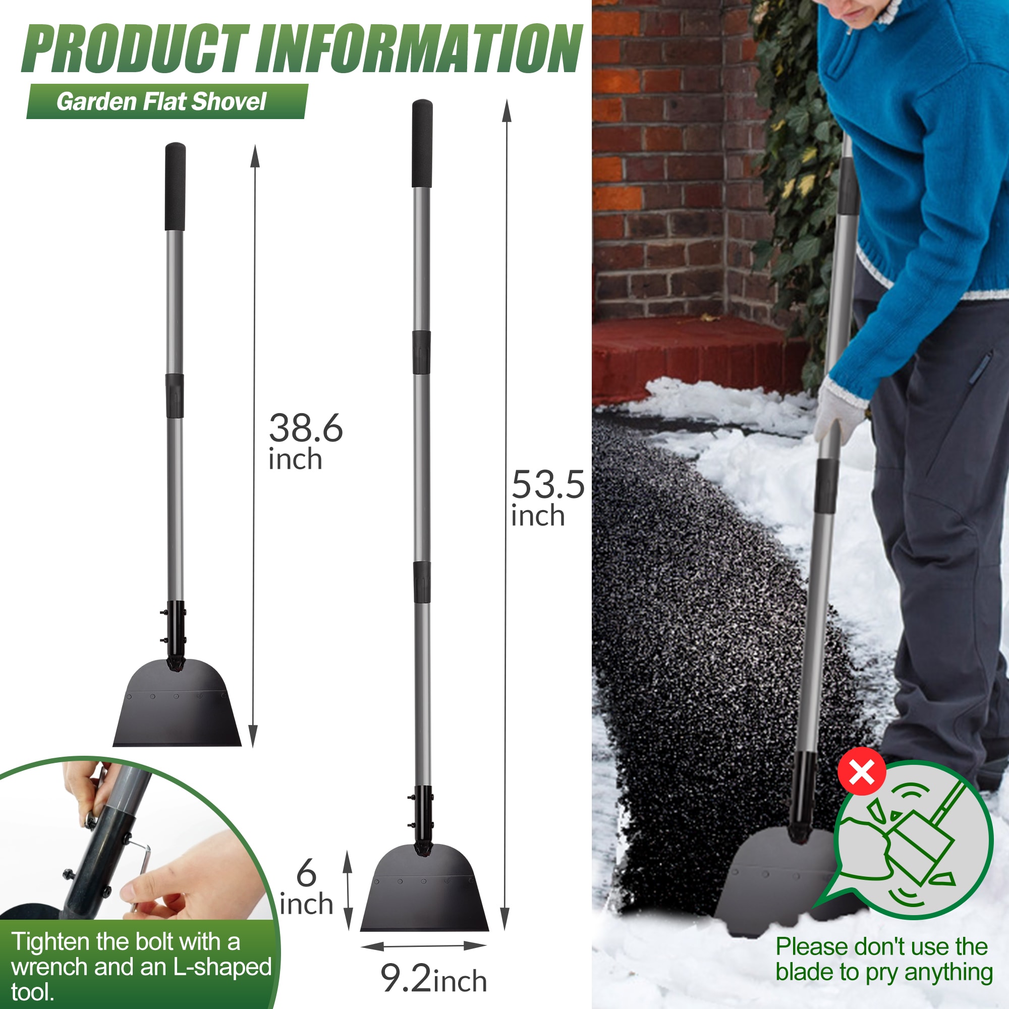 Walensee GS-003-LS Snow-Shovels - View #5