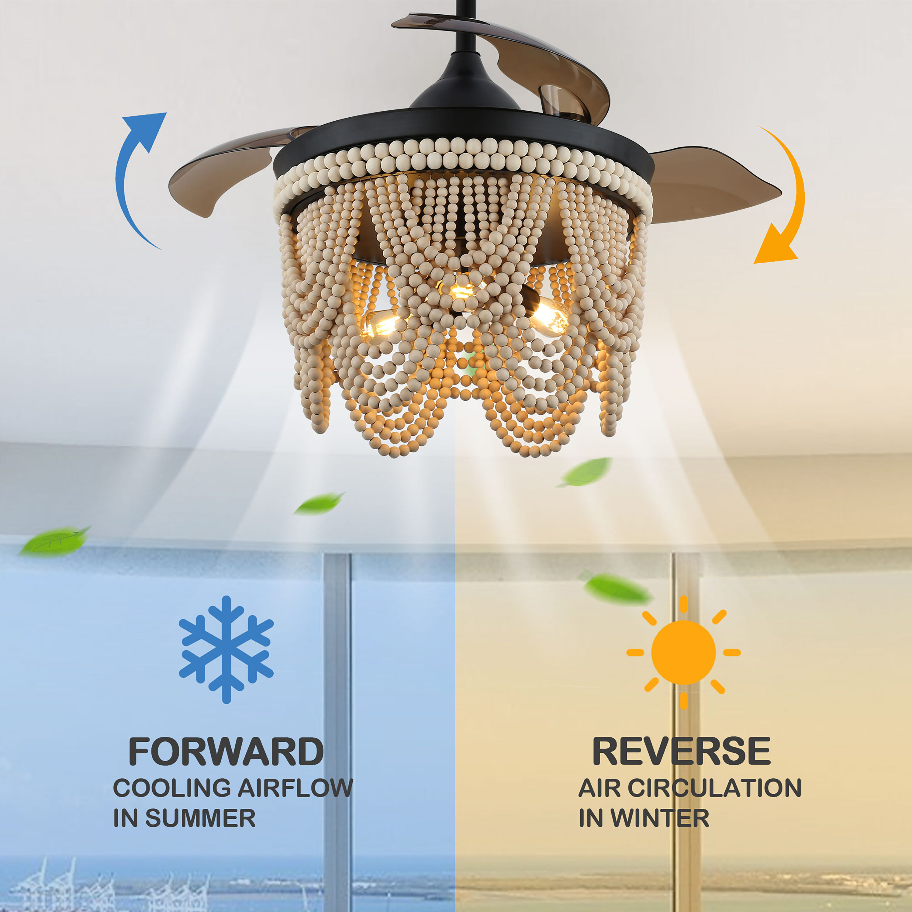 Oaks Decor DC4265-B Ceiling-Fans - View #7