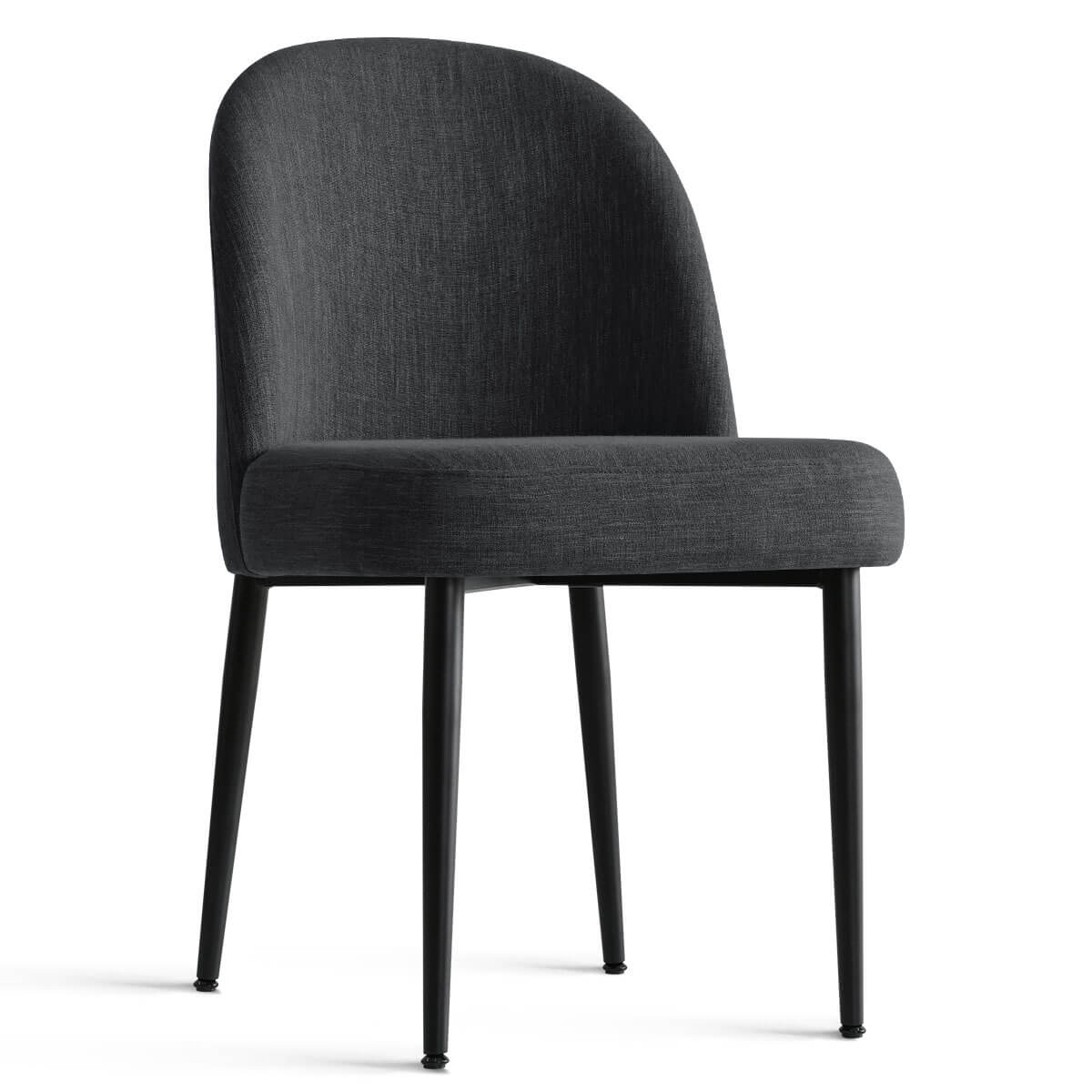 Maison Boucle HAVANA-METAL-BLACK8 Dining-Chairs - View #4