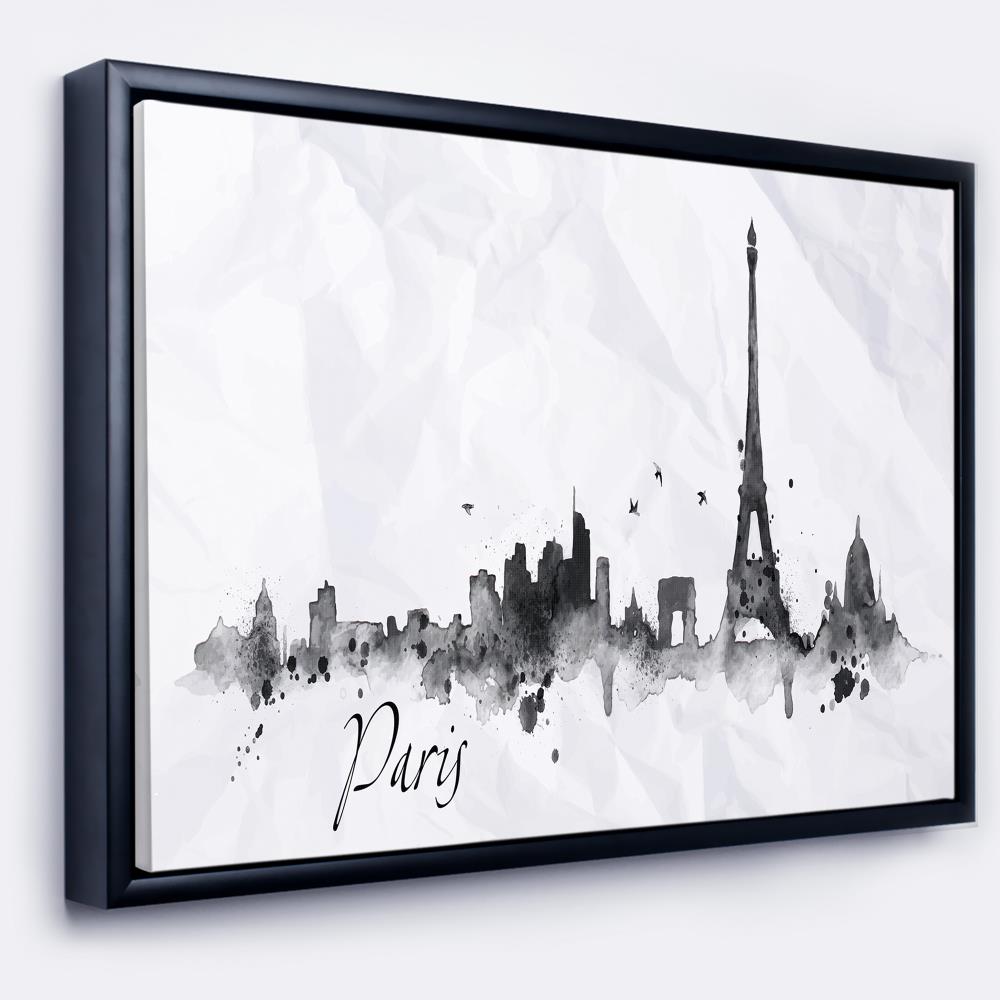 Designart FL7607-22-14-FLB Wood Floater frame 14-Inches H x 22-Inches W Landscape Canvas Print