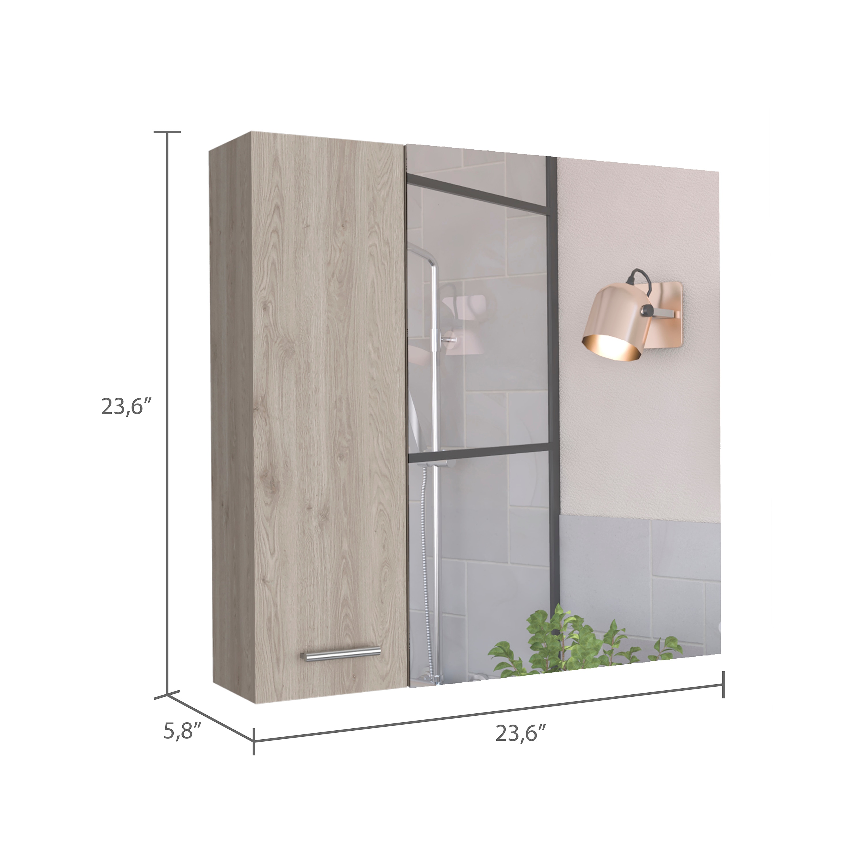 Forclover HBV-B062224 Bathroom-Medicine-Cabinets - View #4