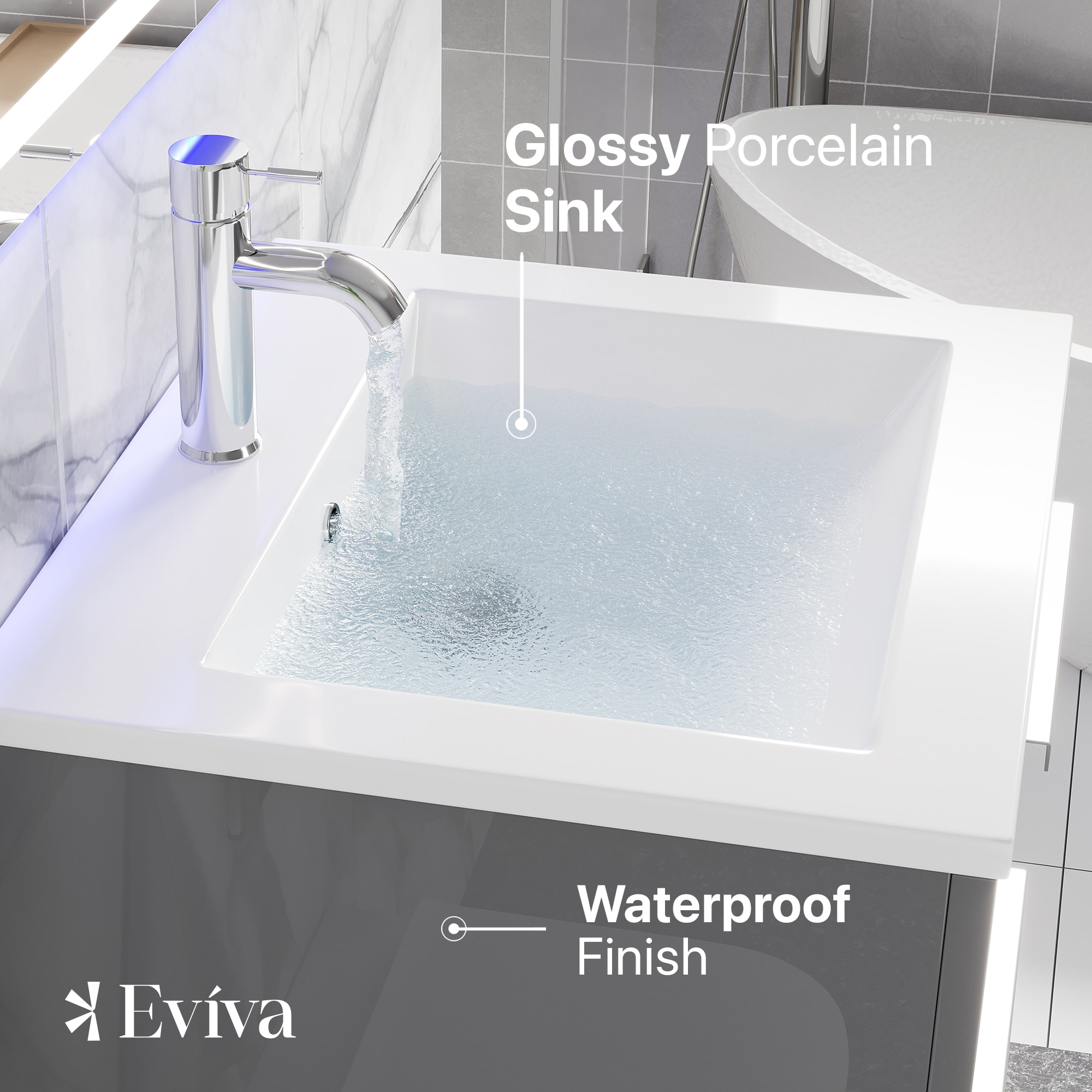 Eviva EVVN580-24GR Bath-Vanity-Combo - View #3