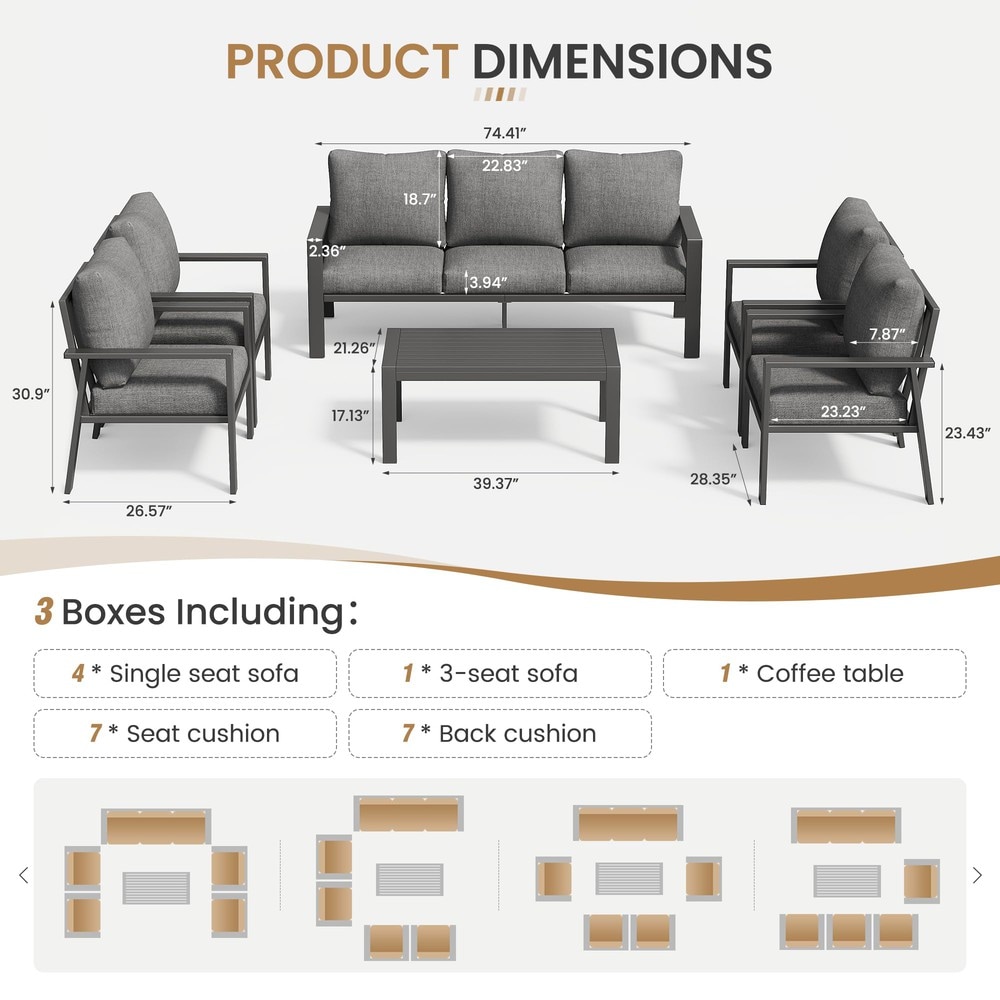 UDPATIO 761610772281 Patio-Conversation-Sets - View #5