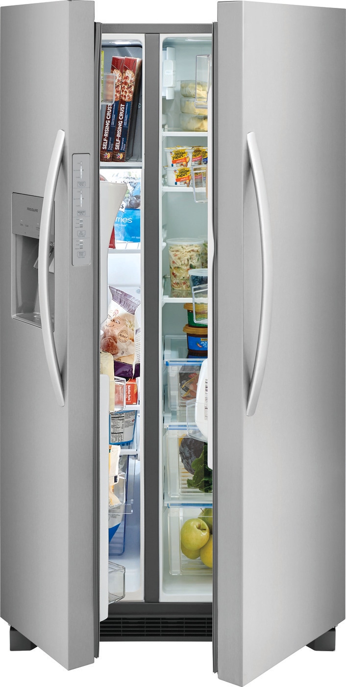 Frigidaire 22.3-cu ft Counter-depth Side-by-Side Refrigerator with Ice ...