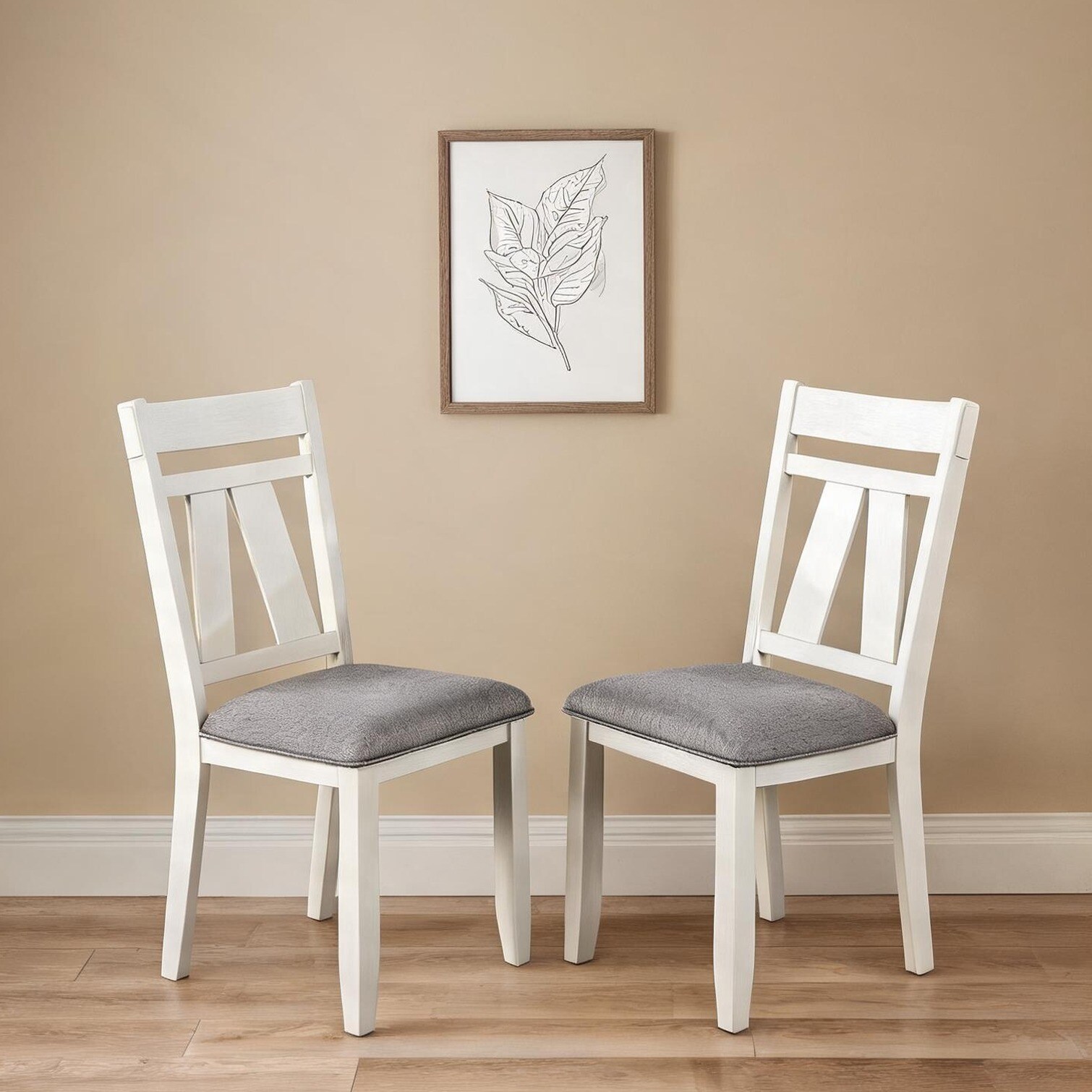 Photo inspiration: Picture Idea: Watnature Upholstered Fabric Parsons Dining Chairs Set Of 2 Soft