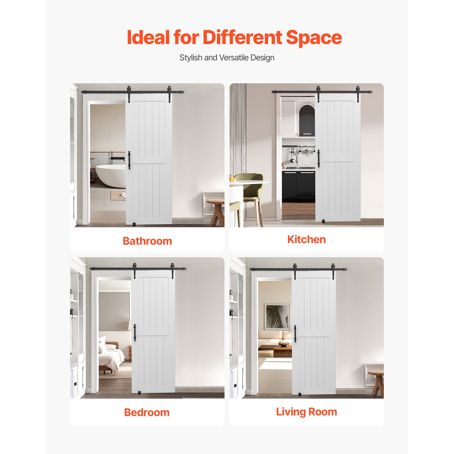 VEVOR SCGCMFHBHXTZ08168V0 Barn-Doors - View #6