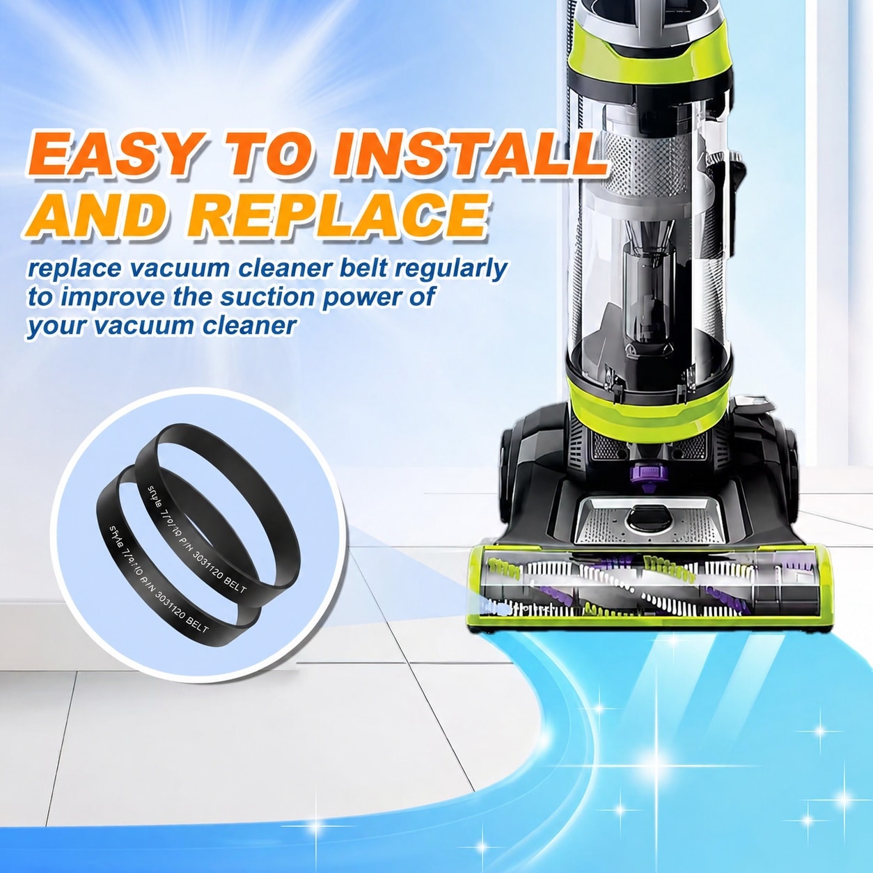 Aoibox LABC3653 Vacuum-Belts - View #5