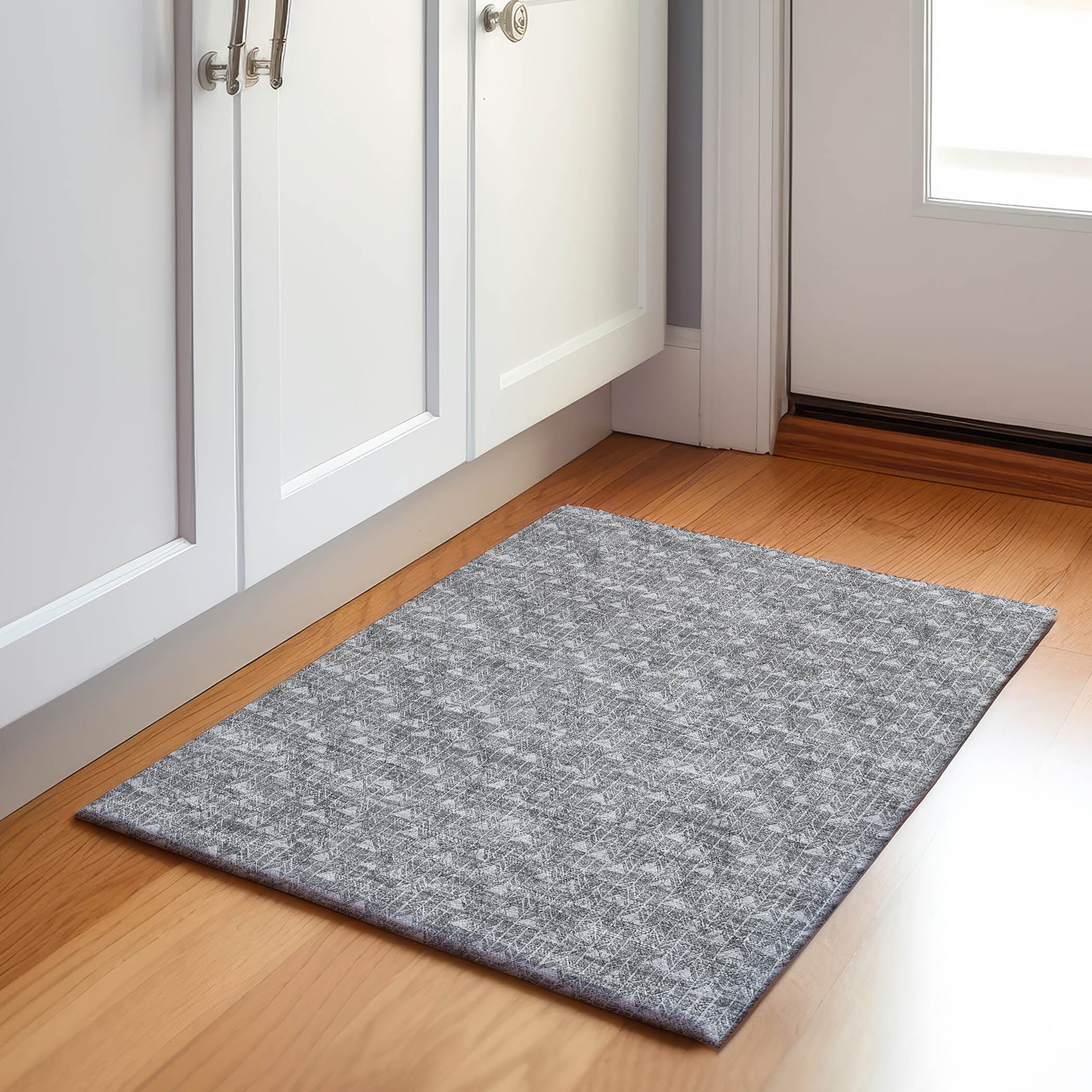 Addison Rugs AMF551NA20X30 Mayfield AMF551NA 2 x 3 (ft) Loomed Polyester Navy Rectangular Indoor Geometric Machine washable Area rug