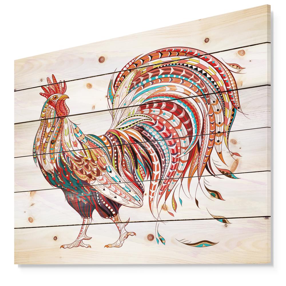 Designart WD17064-20-15 12-in H x 20-in W Animals Wood Print