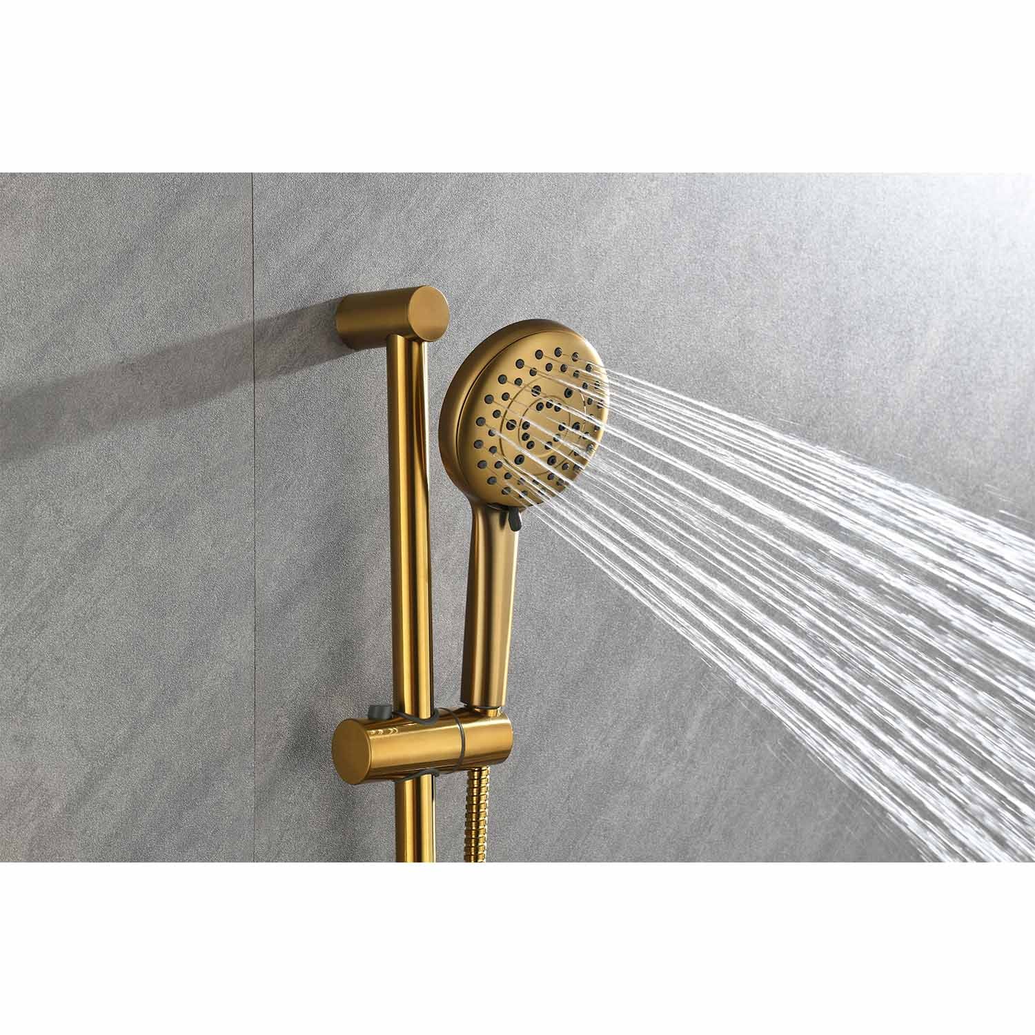 CASAINC KCHS0002-BRG Showerhead-Bar-Panels - View #3