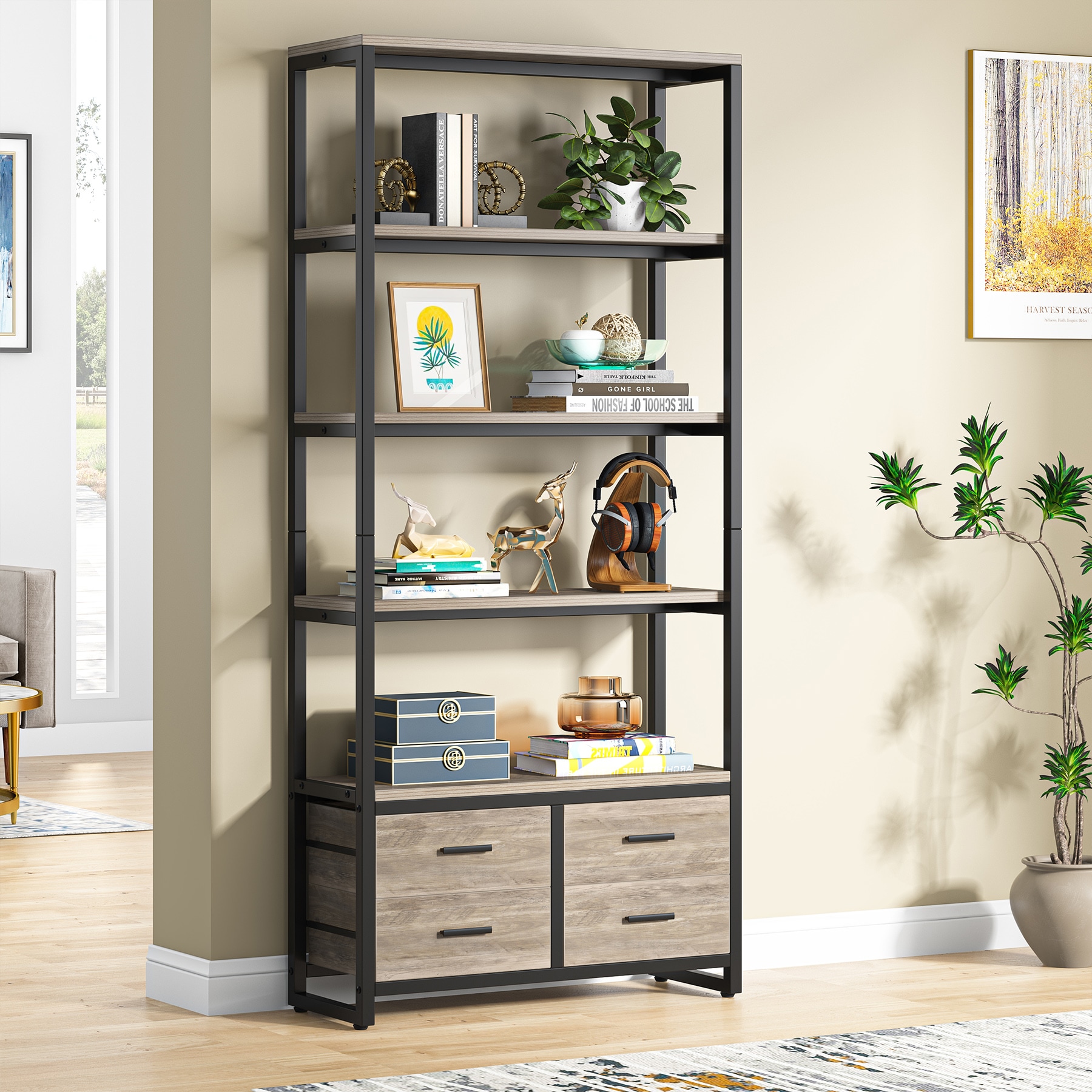 Tribesigns HOGA-JW0426 bookcases - View #2