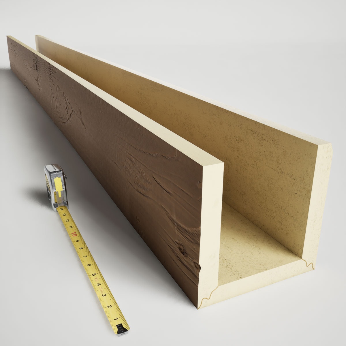 Ekena Millwork BMKP3C0120X120X192TF Faux-Beams - View #6