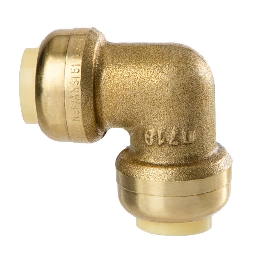 LittleWell AE8 Littlewell Ae8 Brass 1/2-in Push To Connect Elbow Fitting
