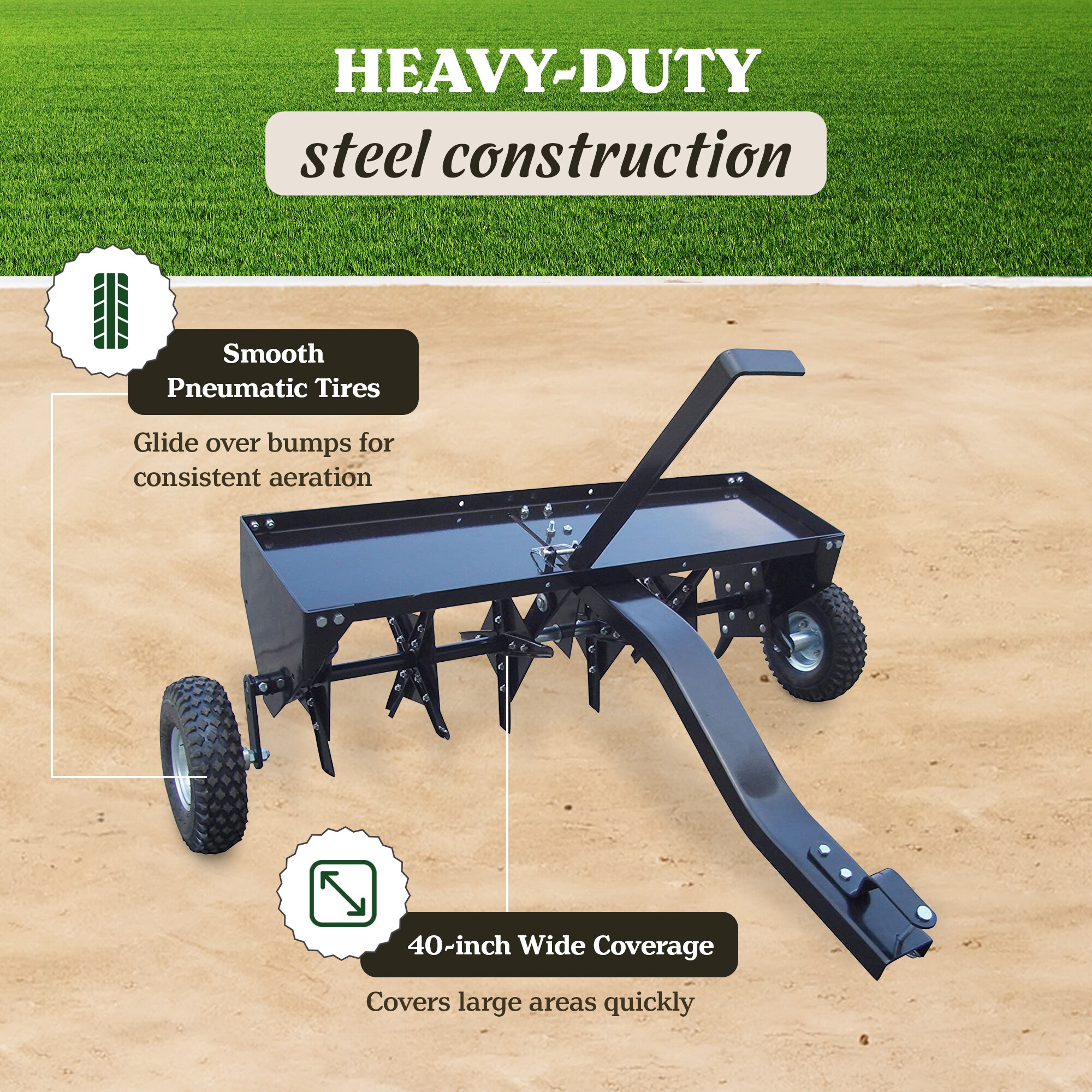 Yard Tuff AE-40T Plug-Aerator - View #2