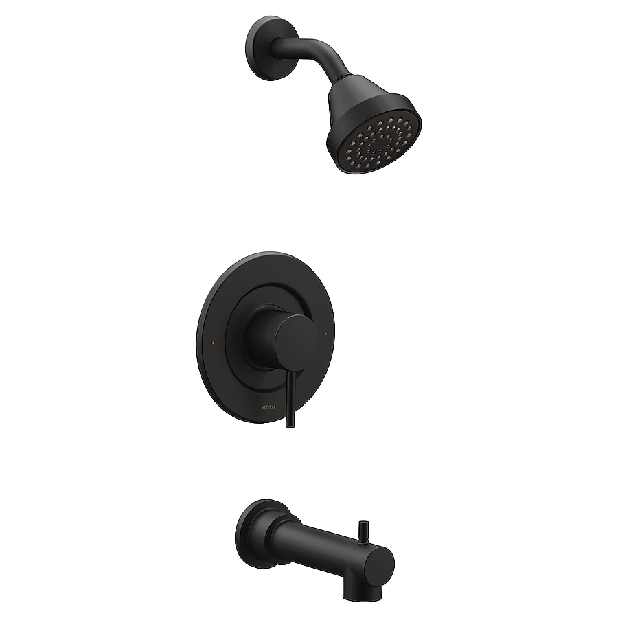 Moen Align Matte Black 1-handle Shower Faucet Moen Align Matte Black 1-handle Shower Faucet