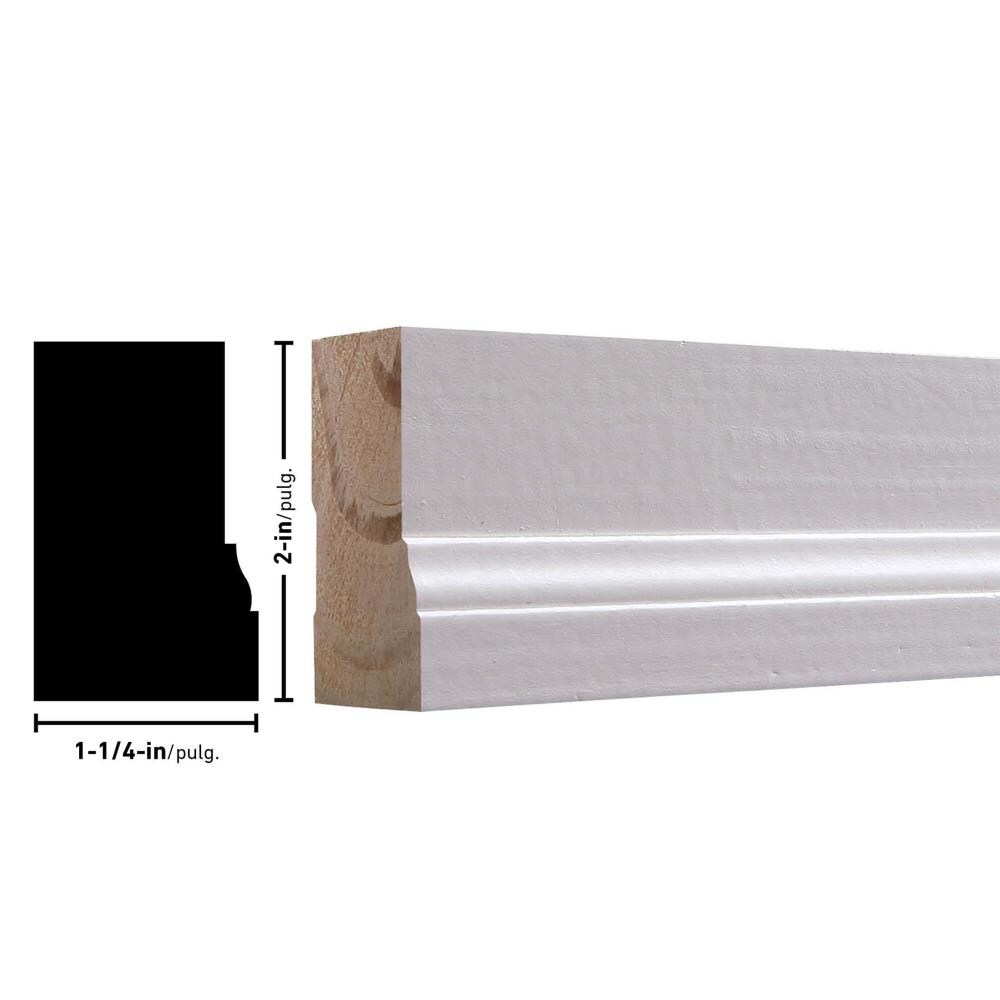 RELIABILT Wire Moulding 1.625-in x 8-ft Pine Primed Wall Panel Moulding in  the Wall Panel Moulding department at