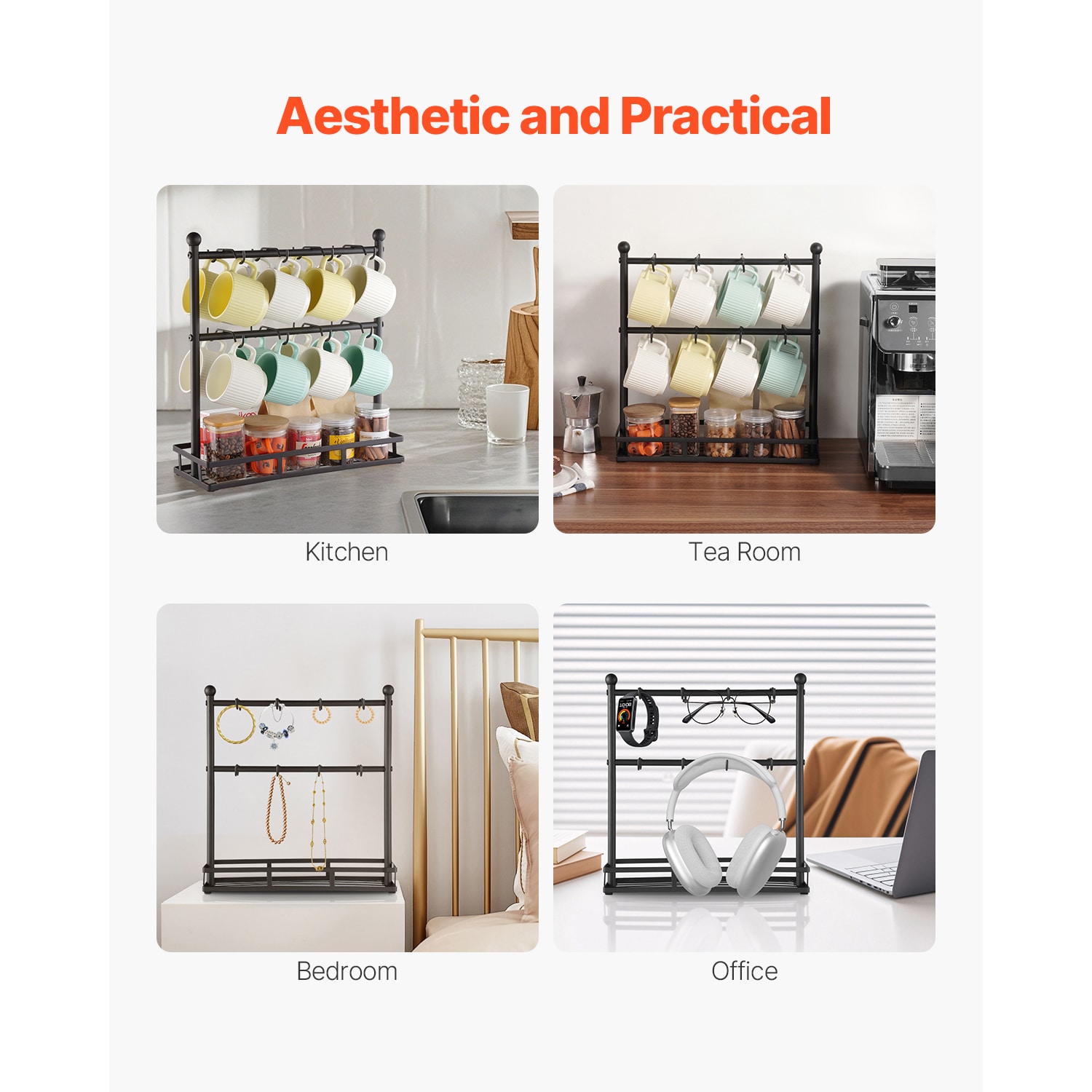 VEVOR SCLSMKBGJFCJ06577V0 Coffee-Beverage-Organizers - View #4