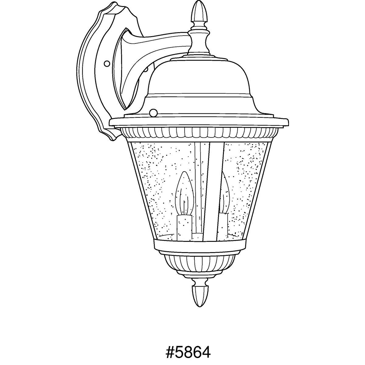 Progress Lighting P5864-20 Outdoor-Wall-Lighting - View #5