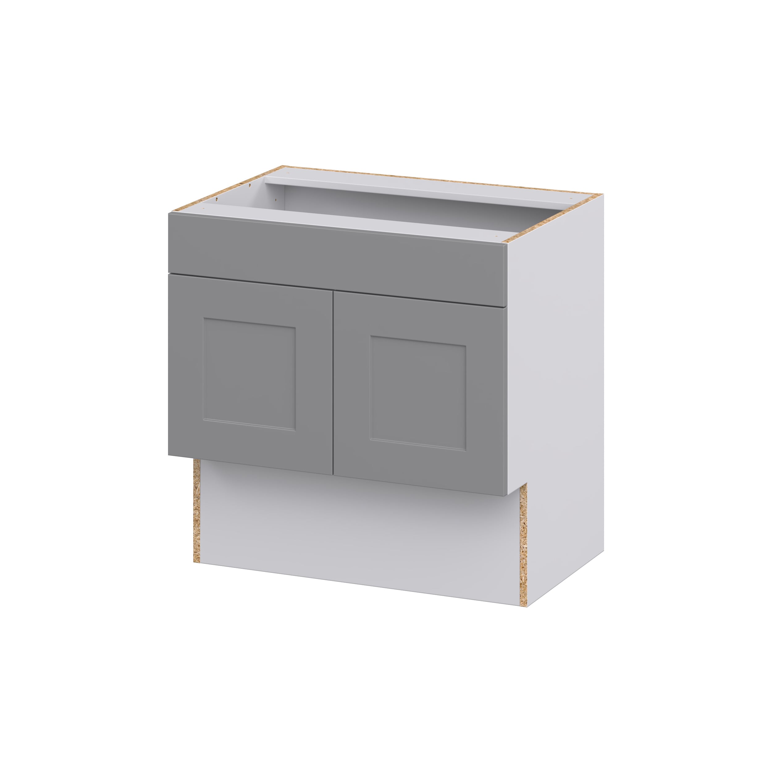 Hugo&Borg DSVS30ADA-BM Beaumont 30-in W x 30-in H x 21-in D Slate Gray Sink Base Fully assembled Cabinet (Recessed Panel Shaker)