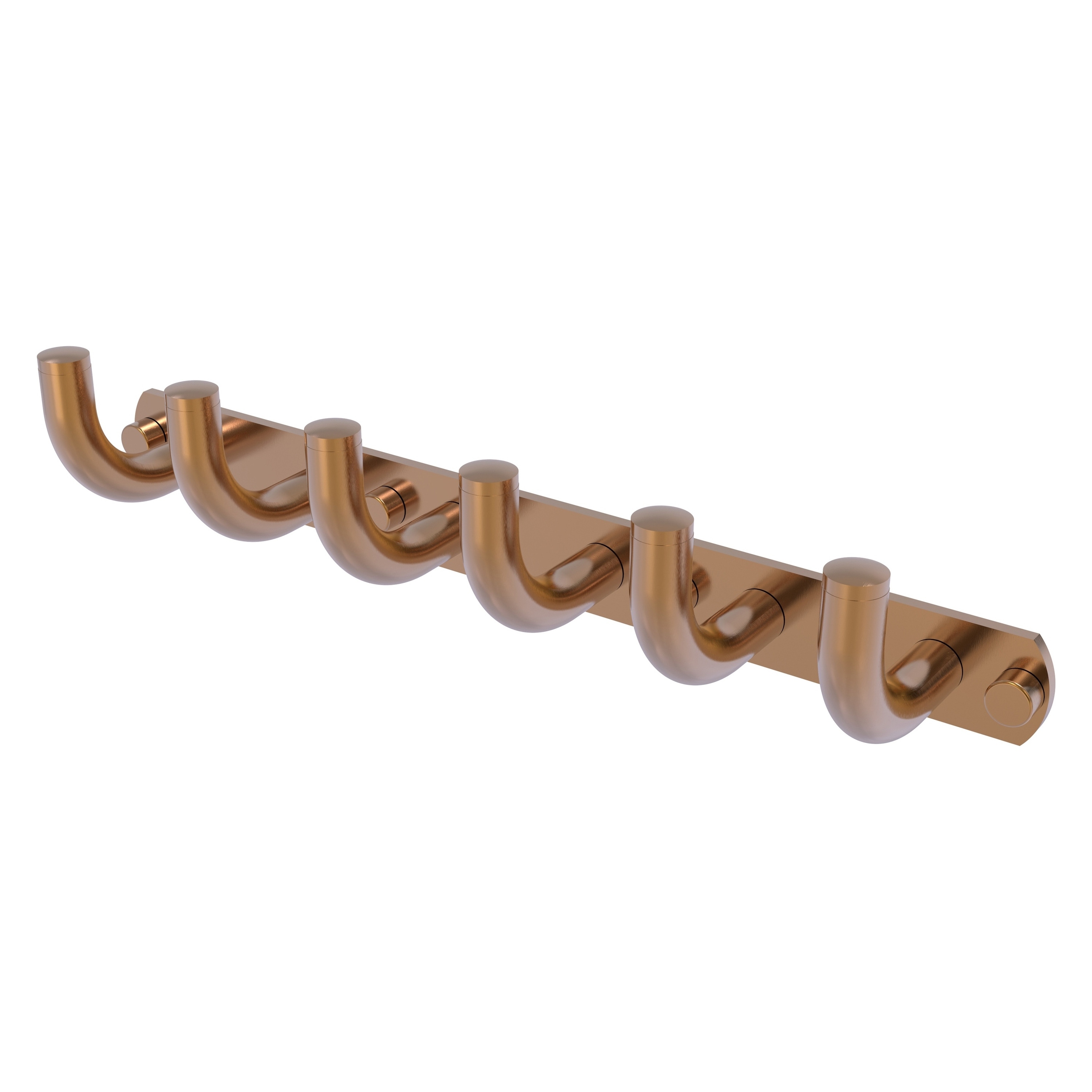 Allied Brass RM-20-6-BBR Remi Brushed Bronze 6 -Hook Wall mount Towel Hook
