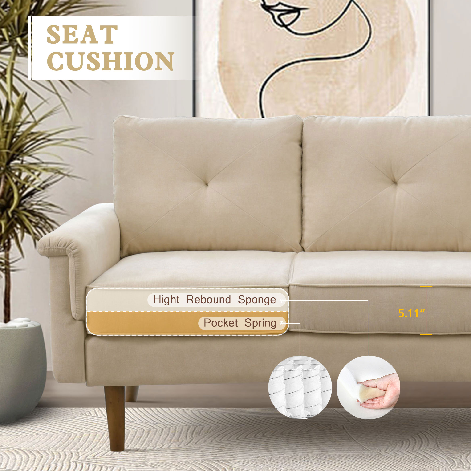 weaxty HMBNOP200 Sofas-Loveseats - View #3