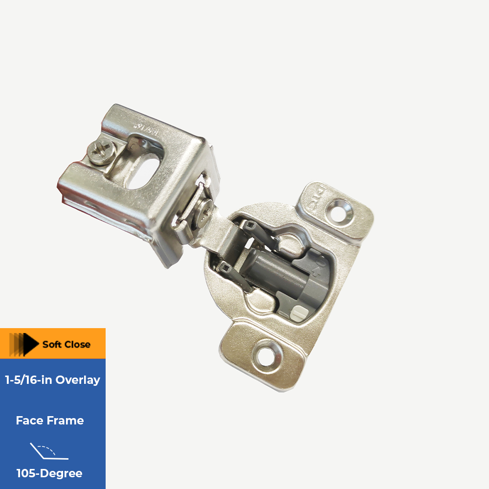 Blum 1/2-in Overlay 110-Degree Opening Nickel Plated Self-closing Concealed  Cabinet Hinge