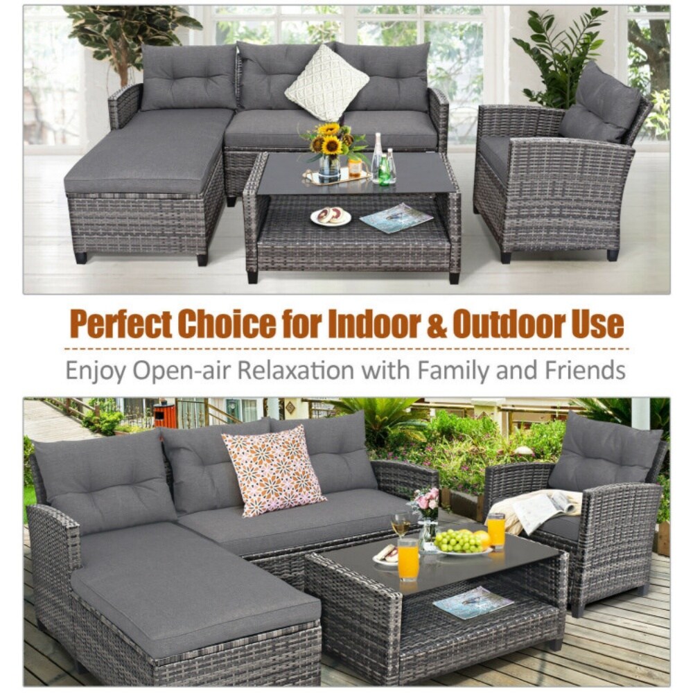 Dimakai DK-HWWF69GR Patio-Conversation-Sets - View #3