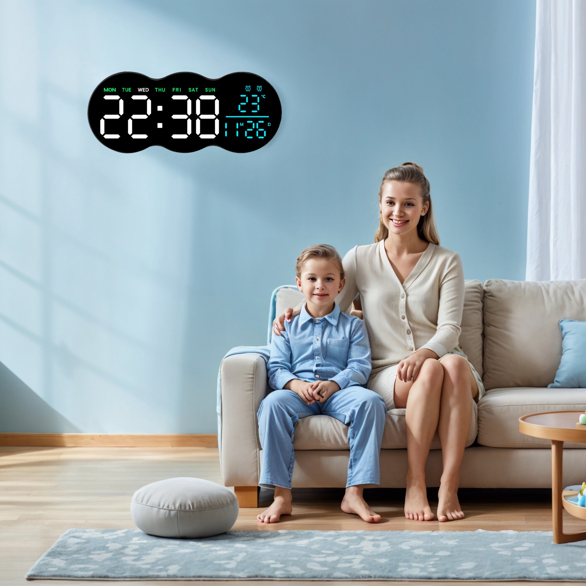 Unique Bargains S26060301UX2419 Indoor-Outdoor-Clocks - View #3
