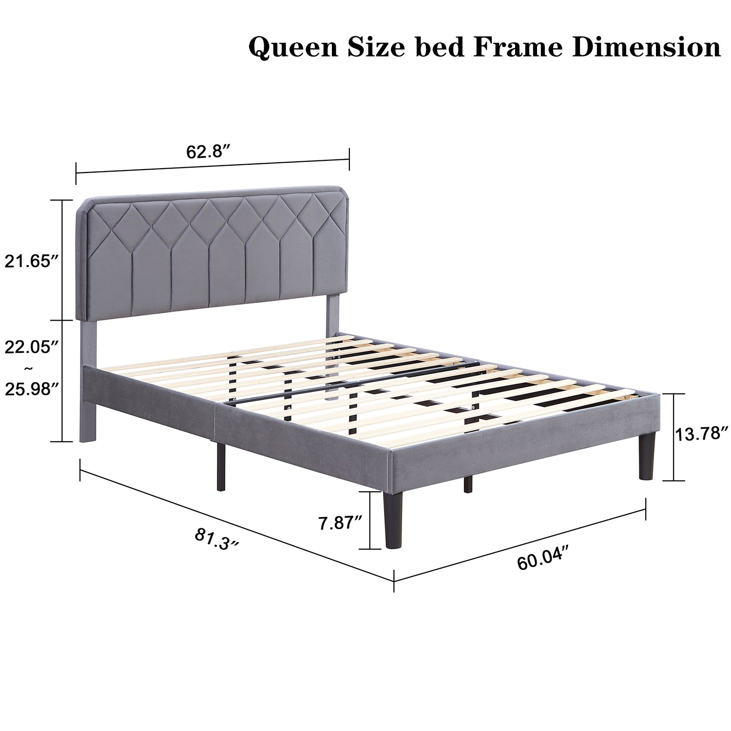 Vecelo LOE-CY-QB02-DGRY beds - View #3