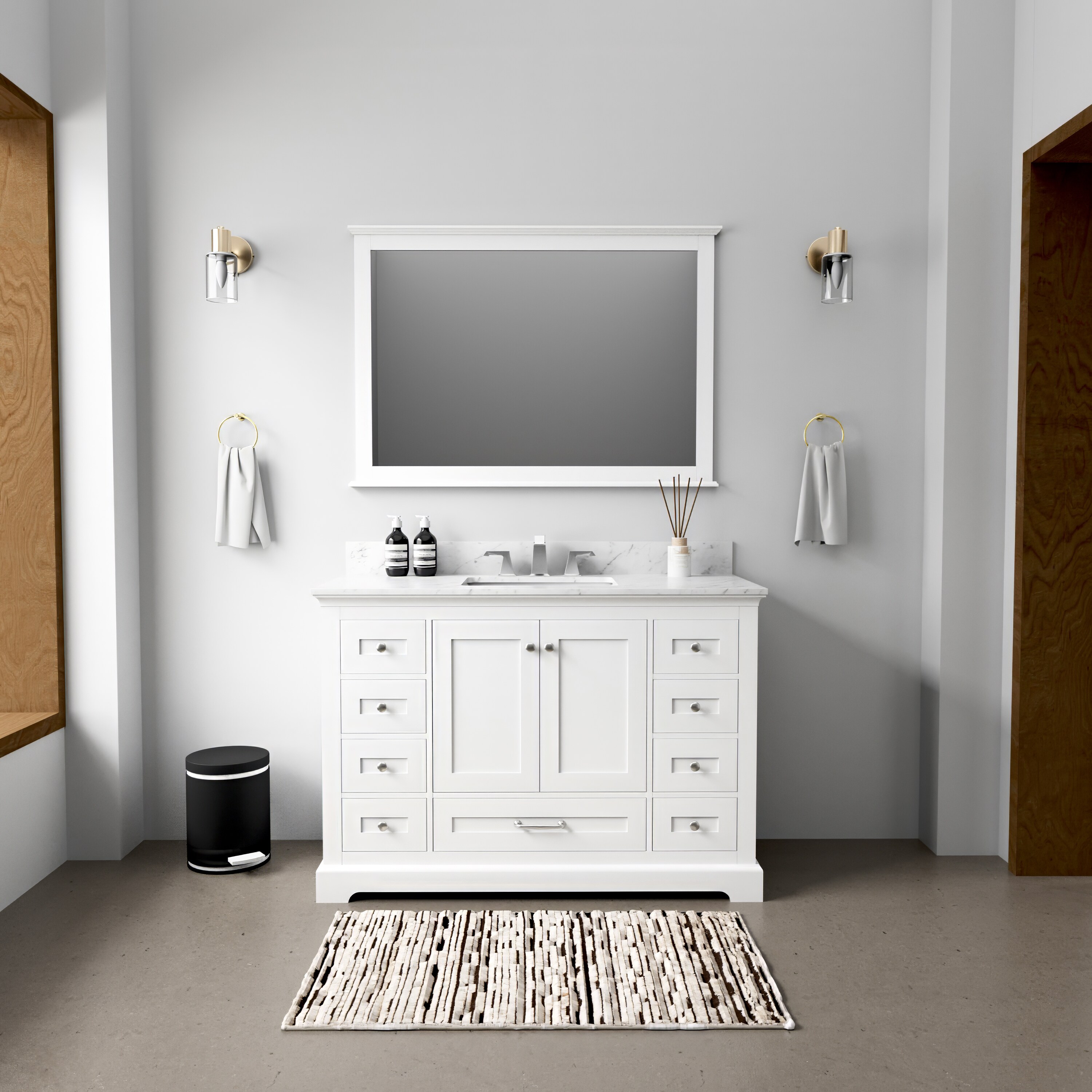 Lexora LD342248SADSM46F Bath-Vanity-Combo - View #3