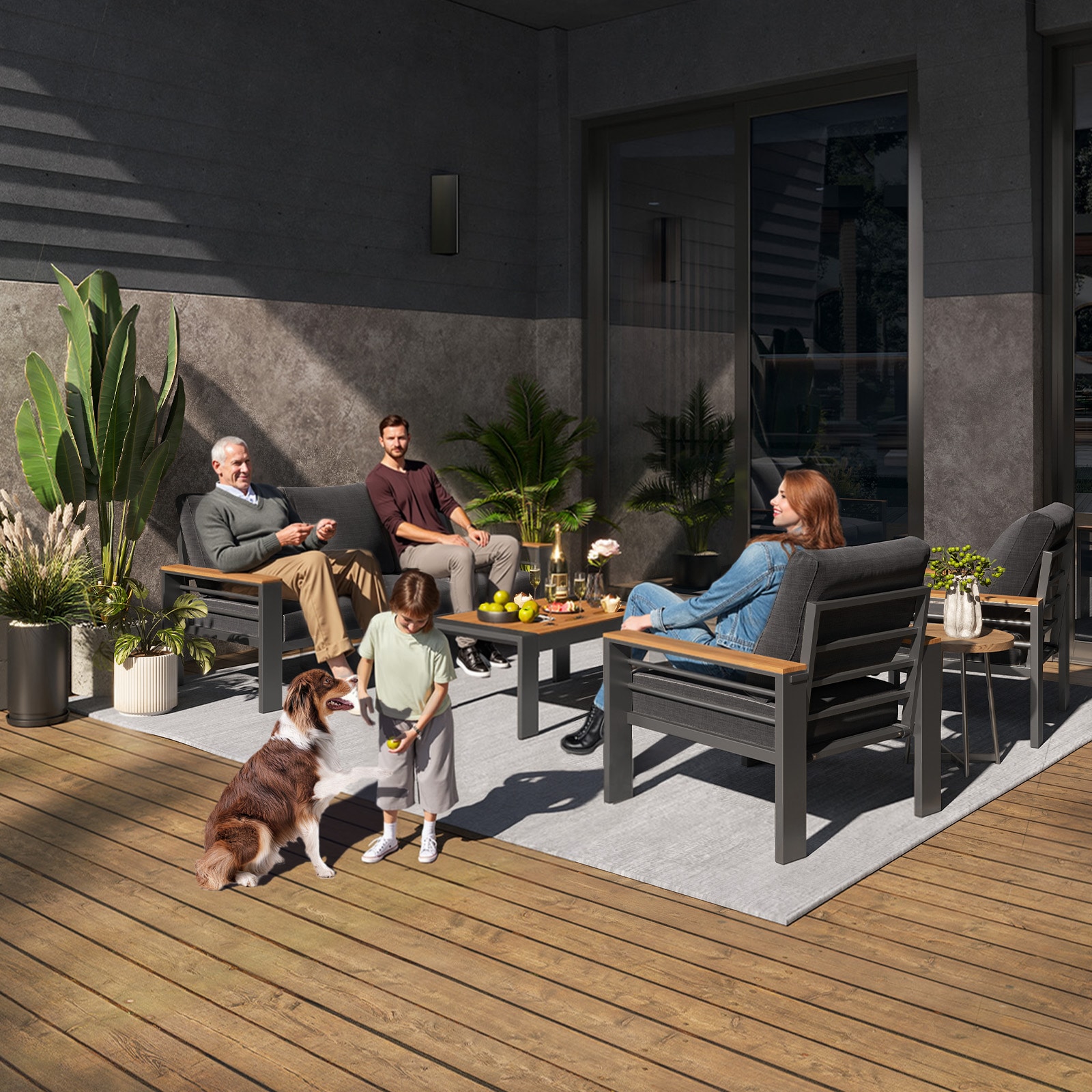 AOXUN PA-13001 Patio-Conversation-Sets - View #6