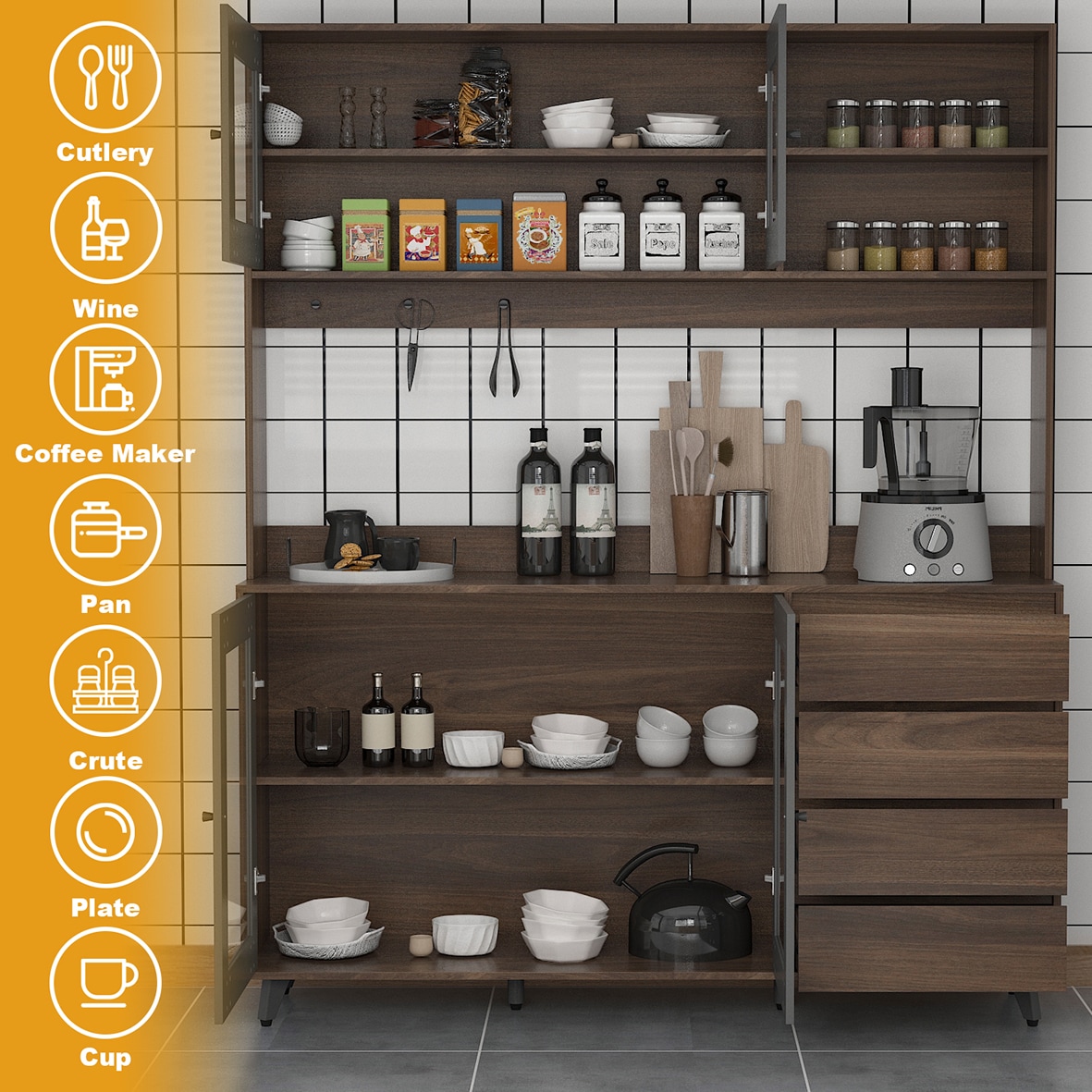 Kitchen Cabinet Deluxe Muffin Pan Storage Organizer – The Steady Hand