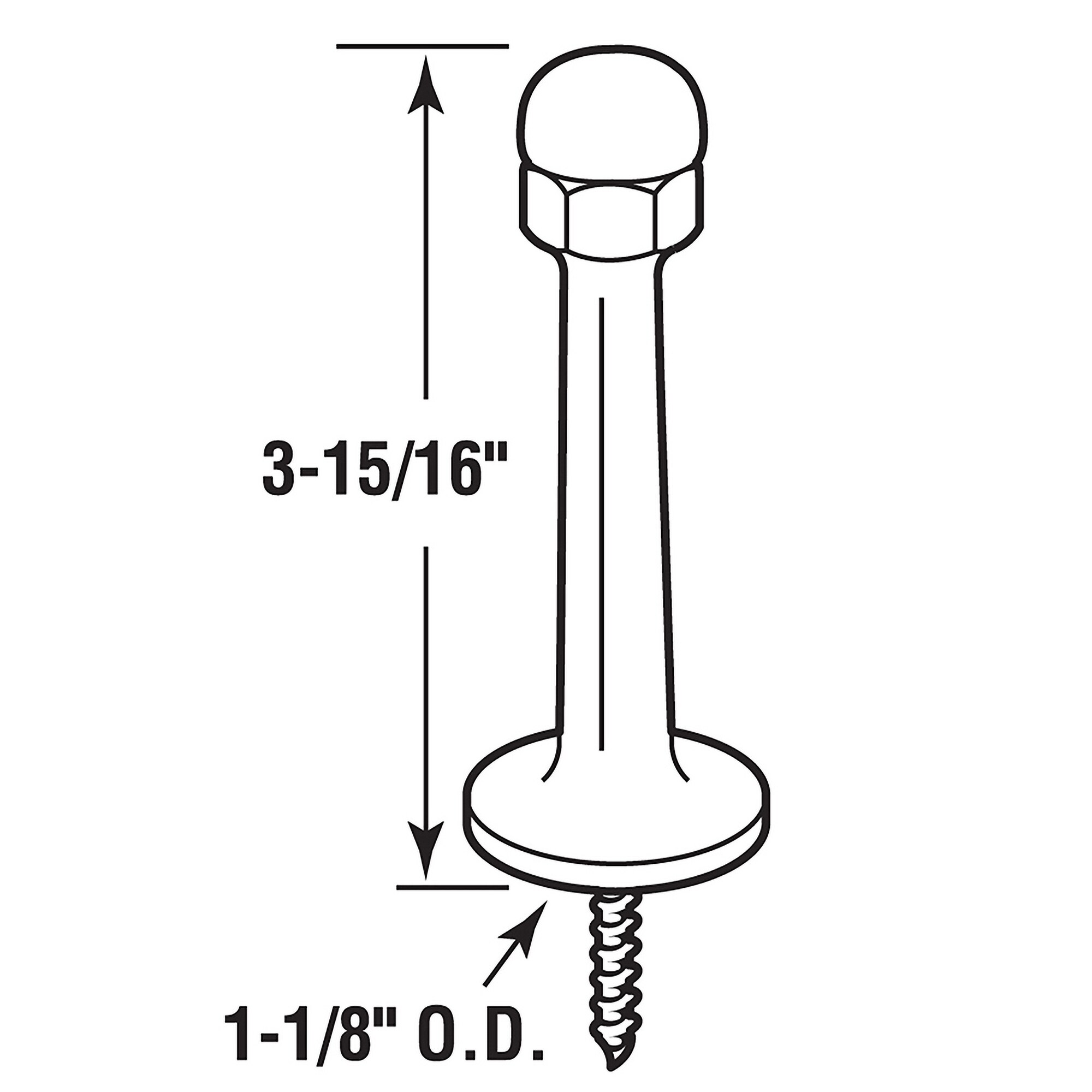 Prime-Line U 9285 Door-Bumpers-Stops2 - View #2