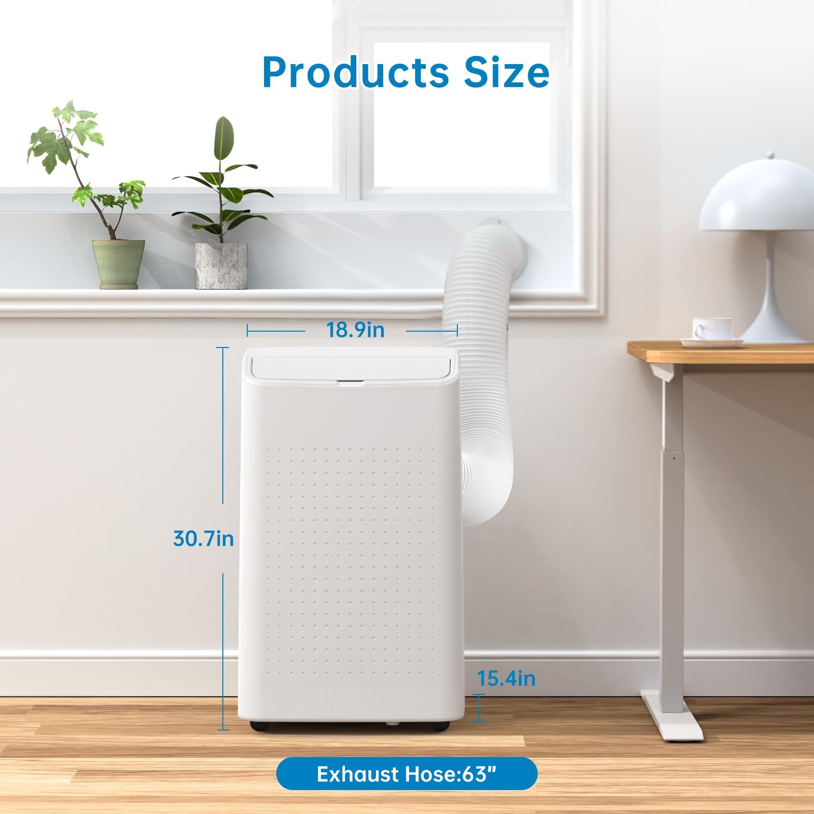 Garvee 15K BTU Portable AC – 3-in-1 Cool/Dehumidify/Fan for 850 Sq Ft Auto Swing Sleep Mode Window Kit White Sansujyuku sansujyuku.com