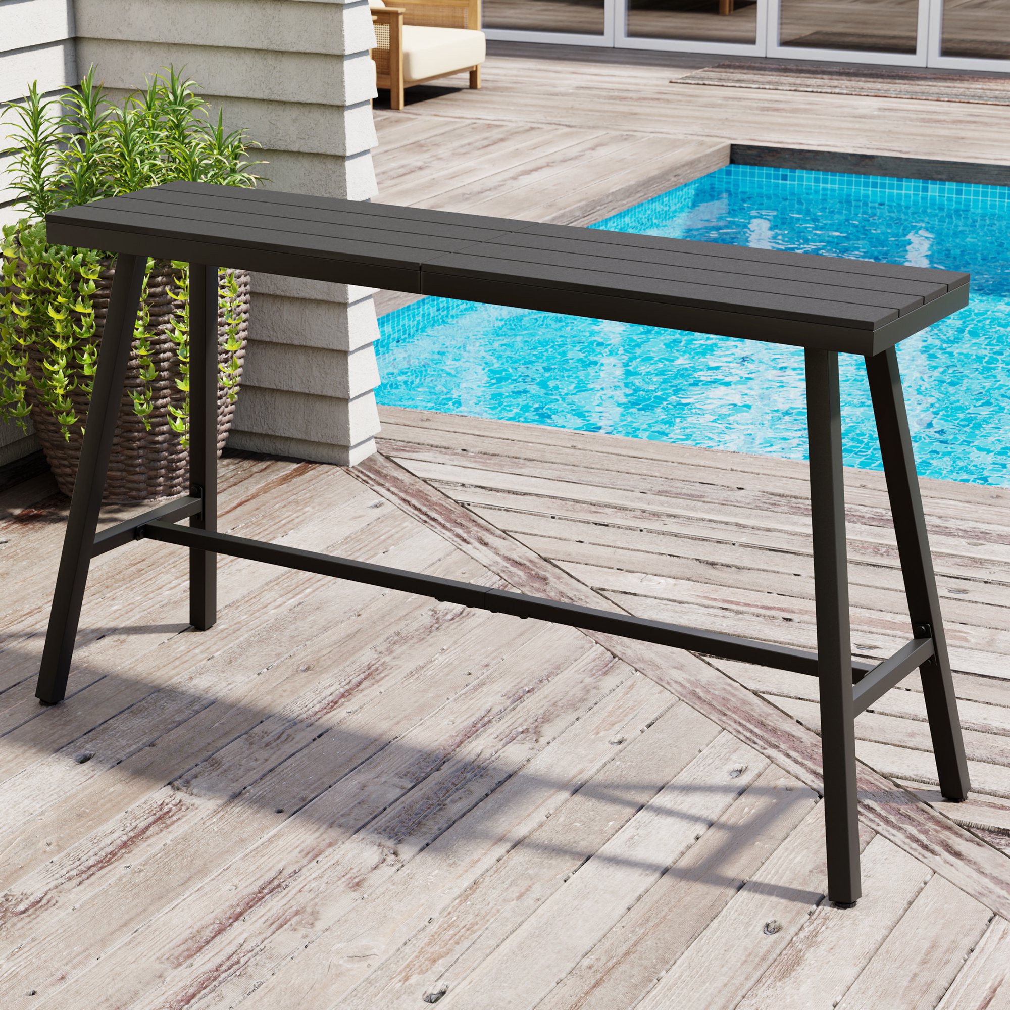 Crestlive Products CL-TB057BLK160 Patio-Tables - View #6