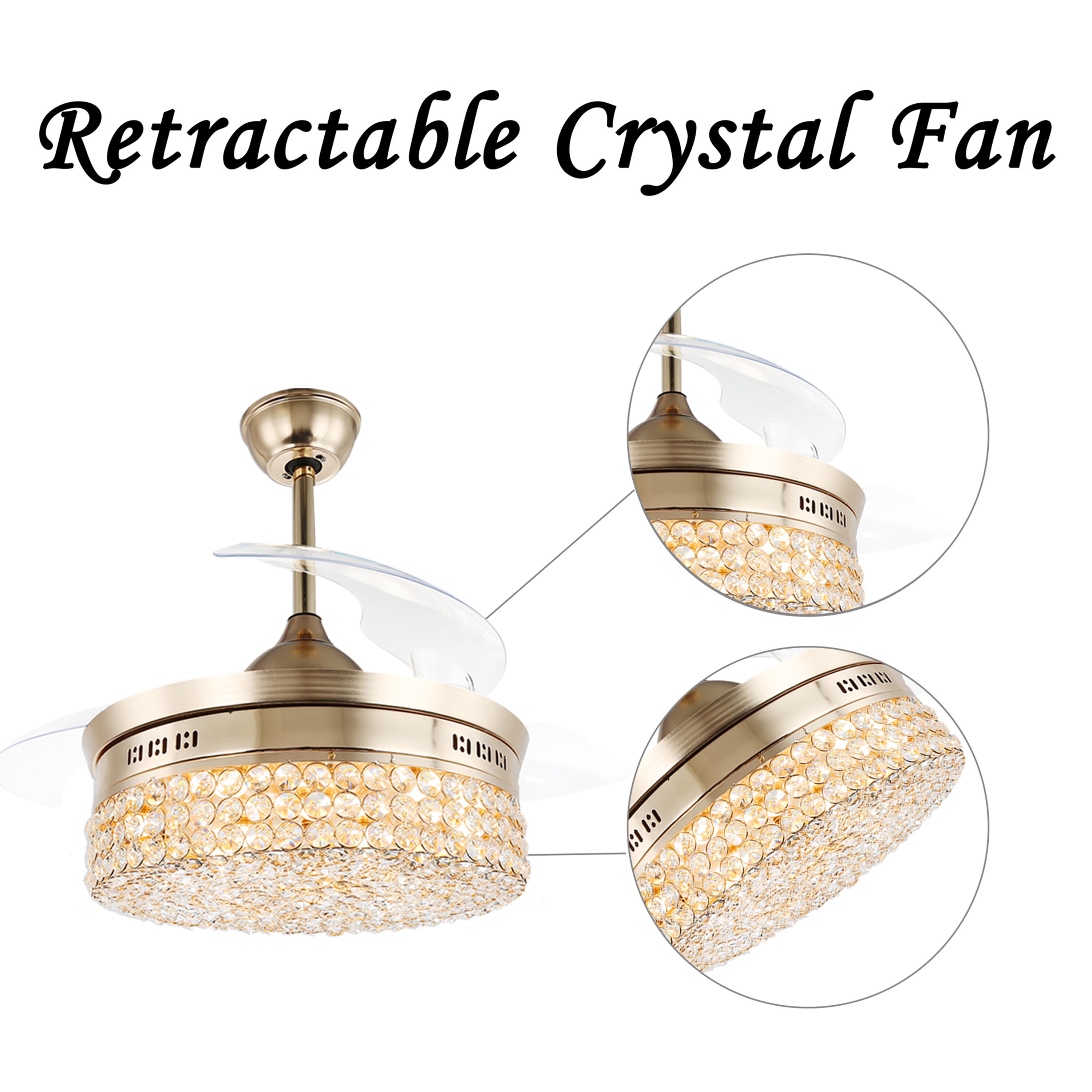 Oaks Decor BD4202-G Ceiling-Fans - View #6