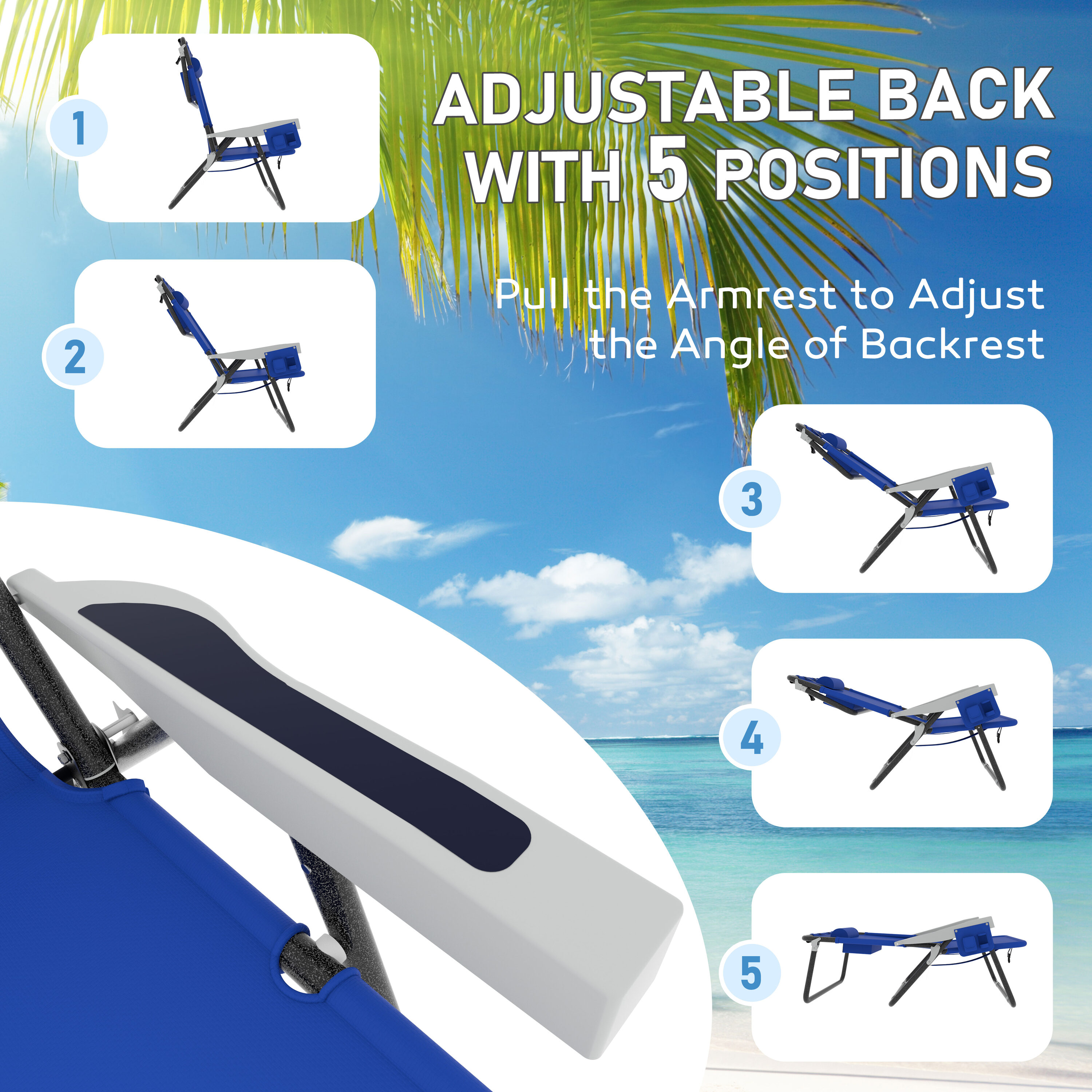 VEIKOUS PG0208-HDPE-NW-2 Patio-Chairs - View #4