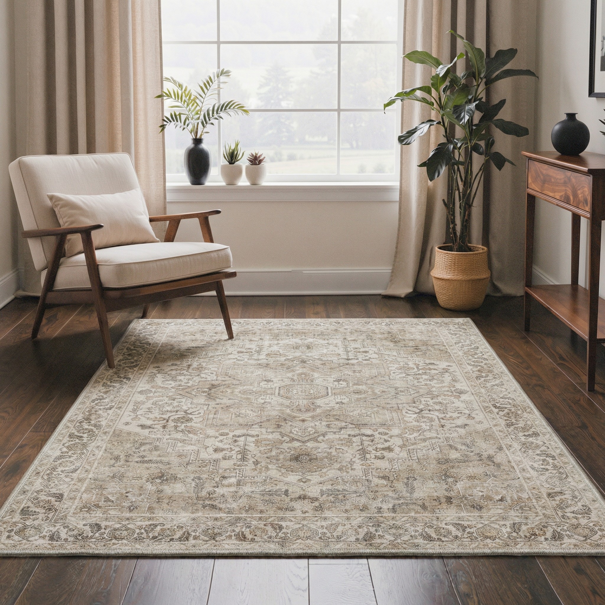 BAVNI ARP048-BROWN-2X5 rugs - View #4