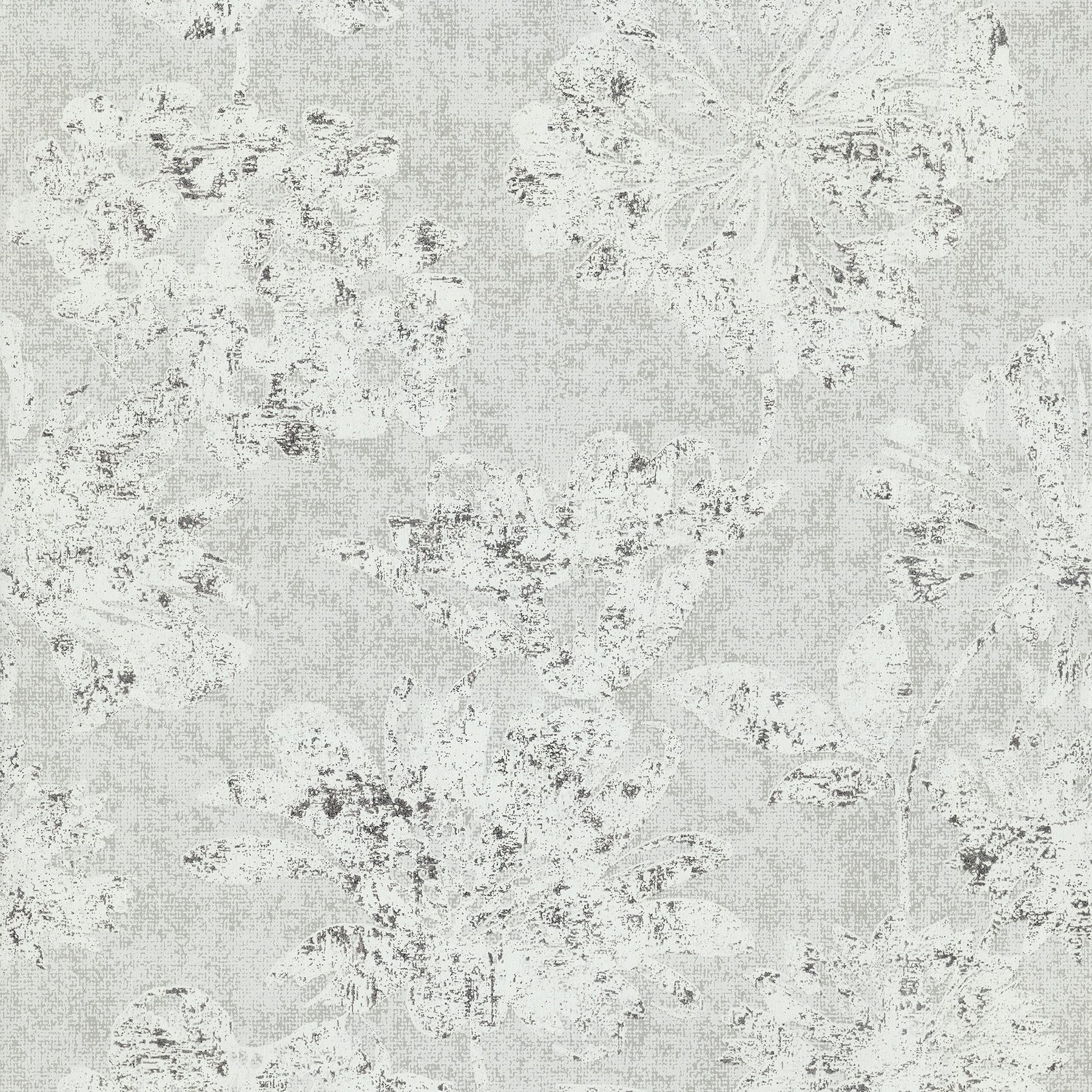 A-Street Prints 4019-86459 Lustre 57.5-Sq. Feet Platinum Non-woven Floral Unpasted Wallpaper