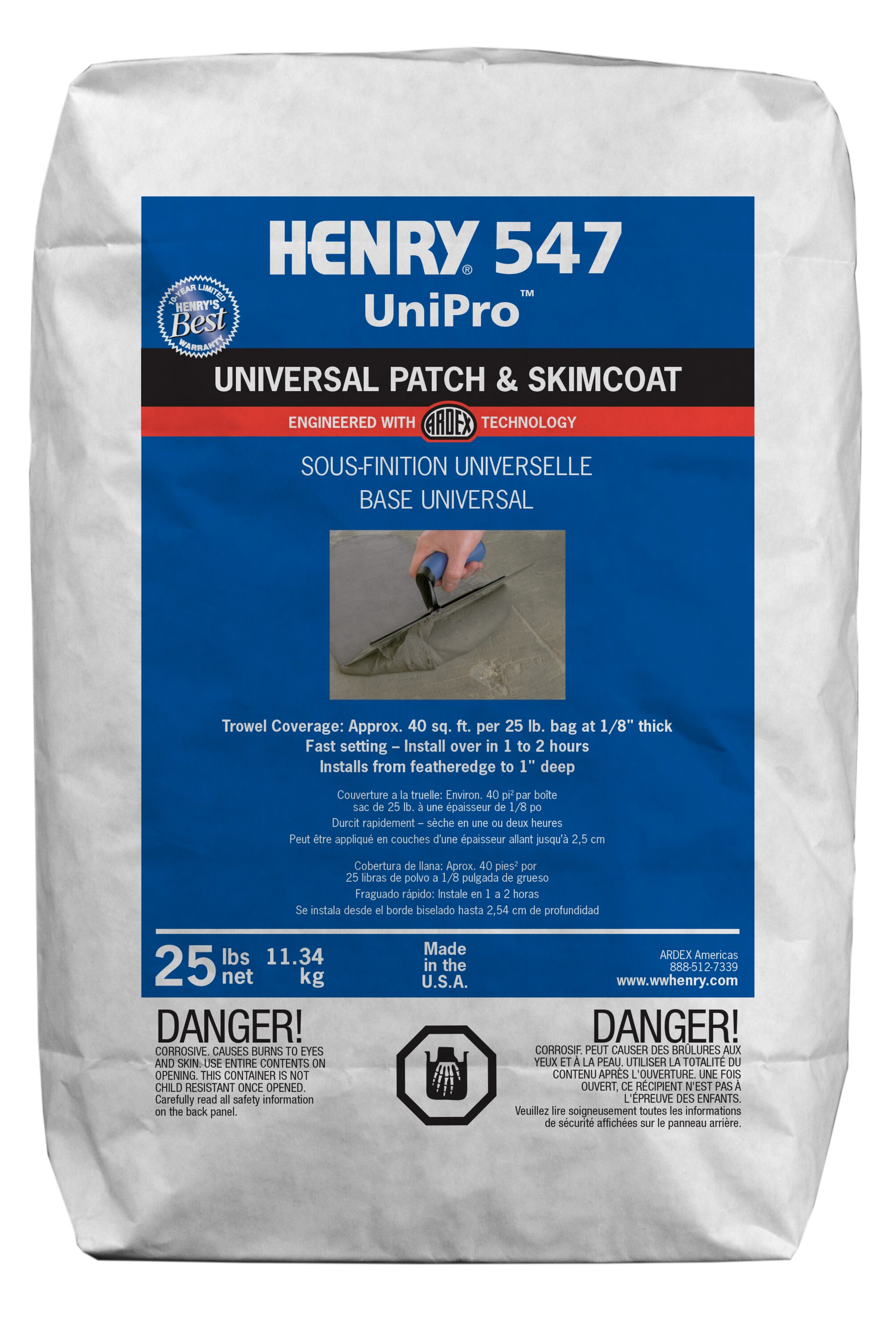 Henry 12157 25 Pound(s) Powder Indoor Floor patch and leveler