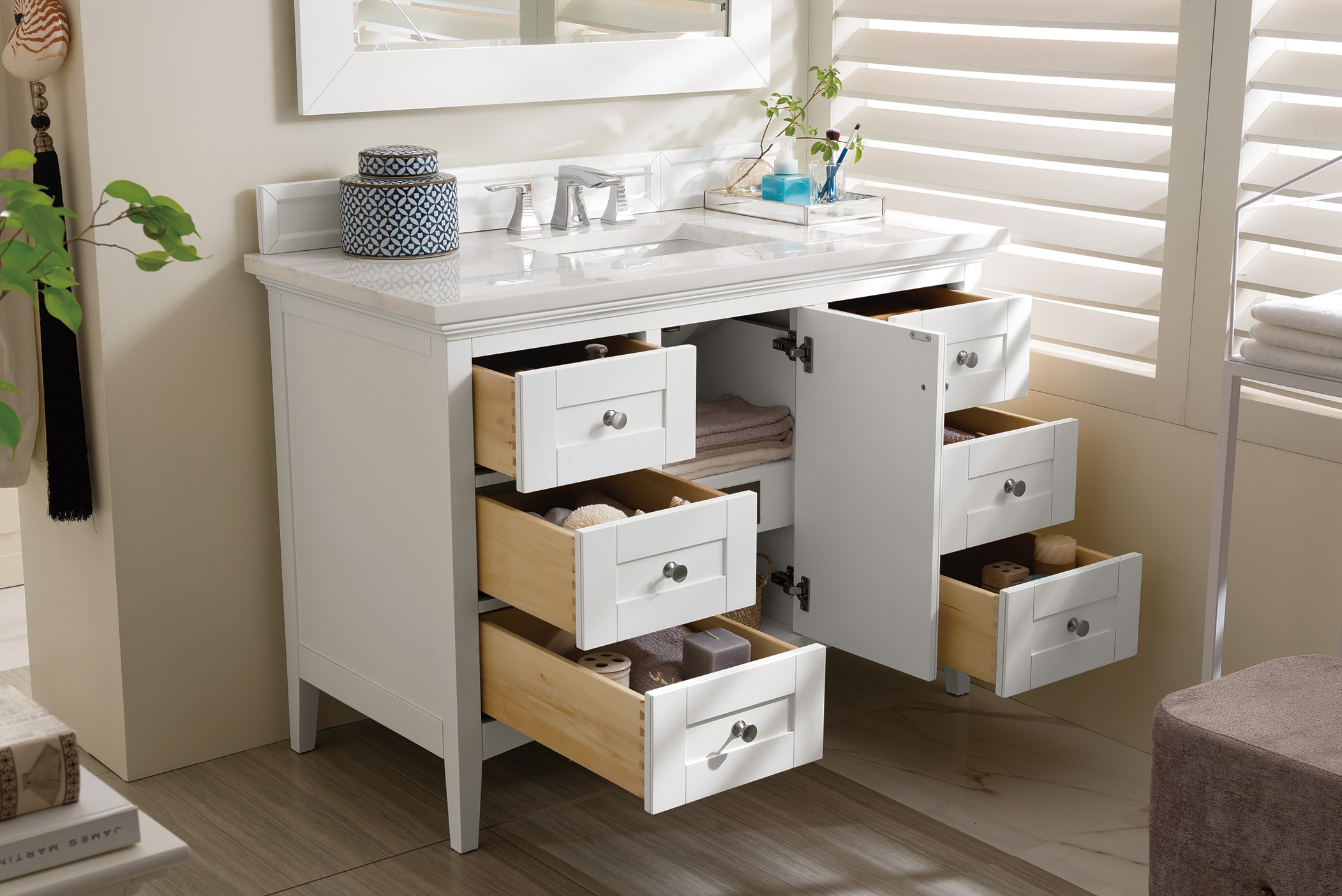 James Martin Vanities 527-V48-BW-3AF Bath-Vanity-Combo - View #3