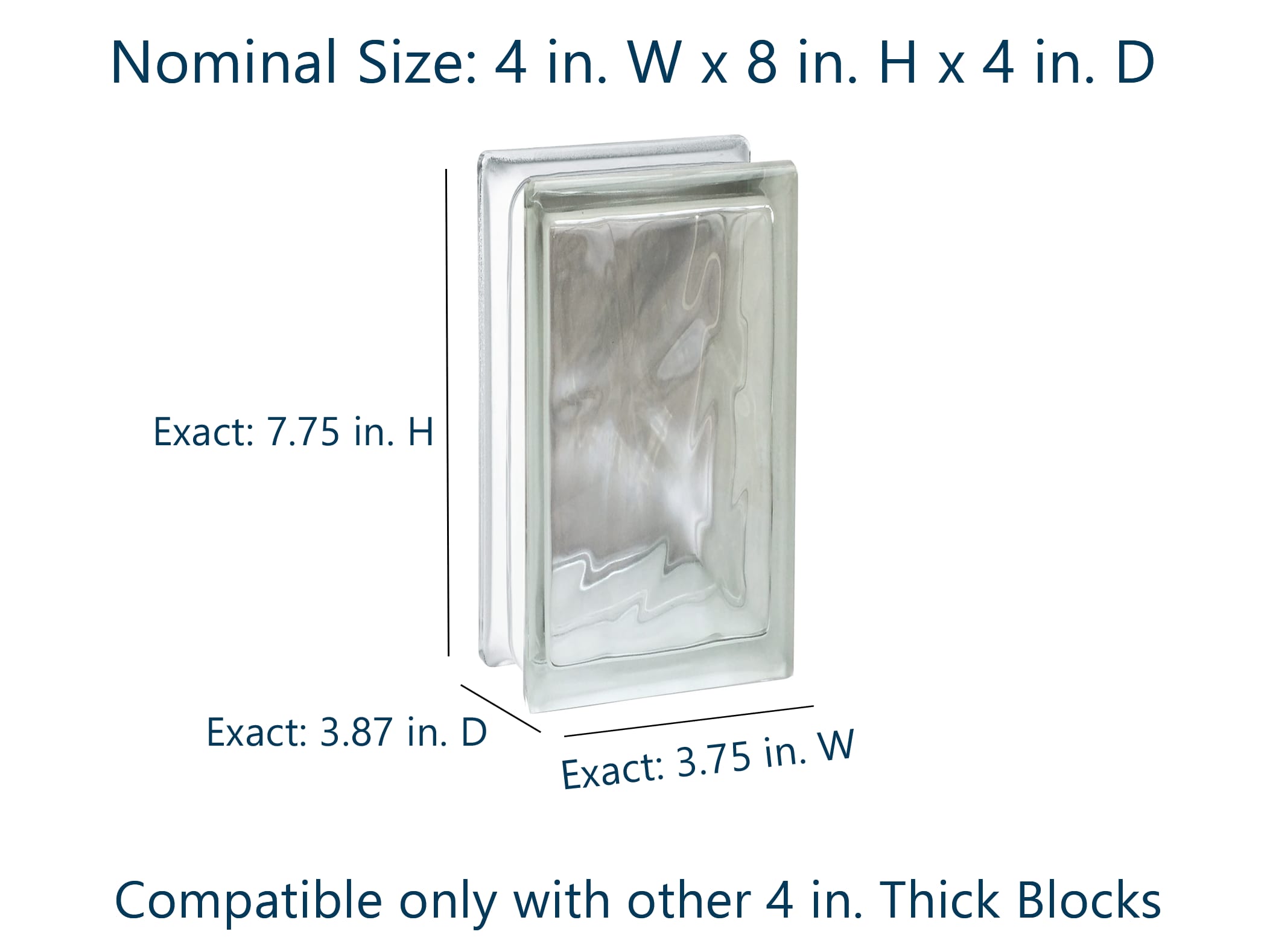 SEVES LRWN4X8 Glass-Block - View #3