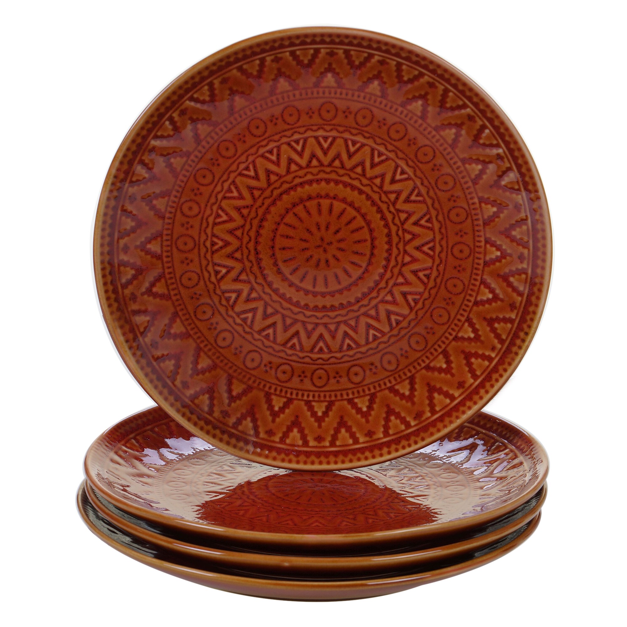 Certified International 23301SET4 4-Piece Stoneware Dinnerware
