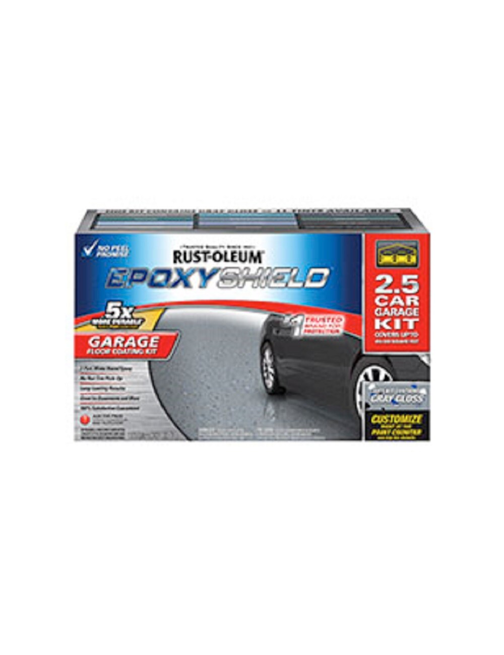 Rust-Oleum 815030 2-part Gray Water-based Concrete and Garage Floor Paint ( Kit )